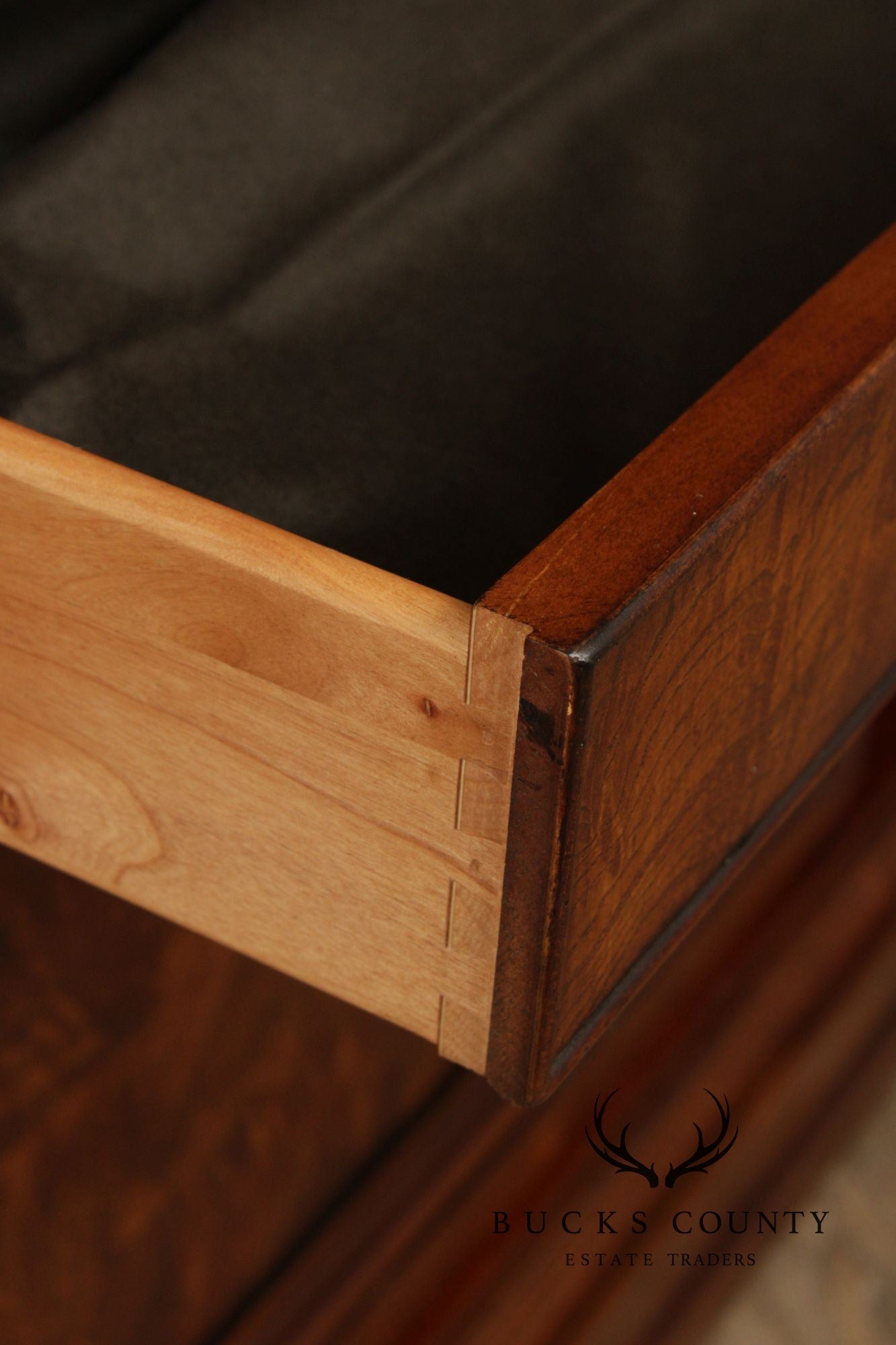 Ethan Allen 'Townhouse' Burlwood Bookcase