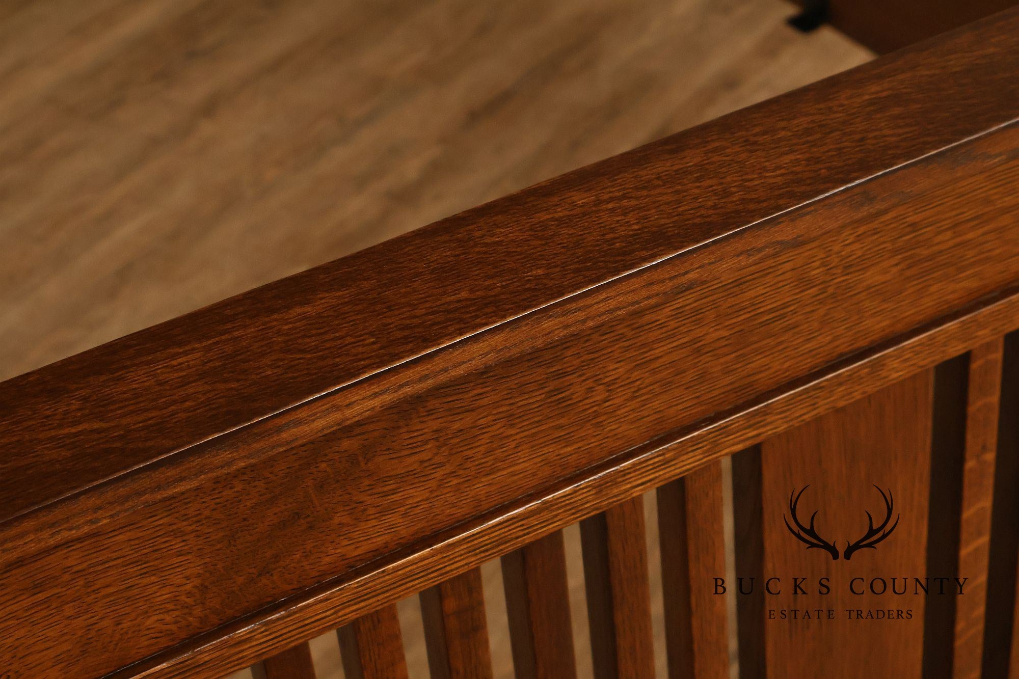 Stickley Mission Collection Queen Oak Prairie Bedframe