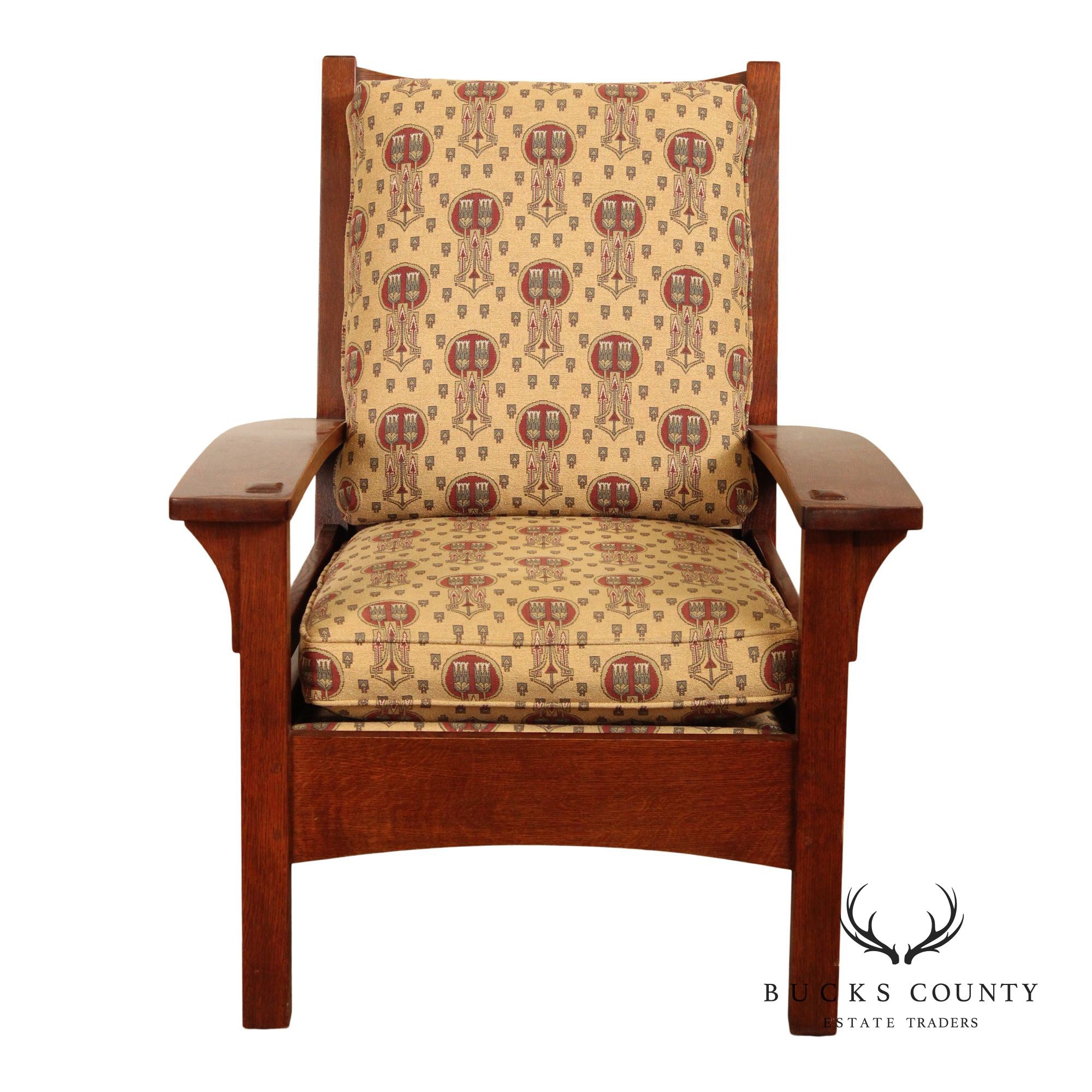 Stickley Mission Collection Oak  Lounge Chair