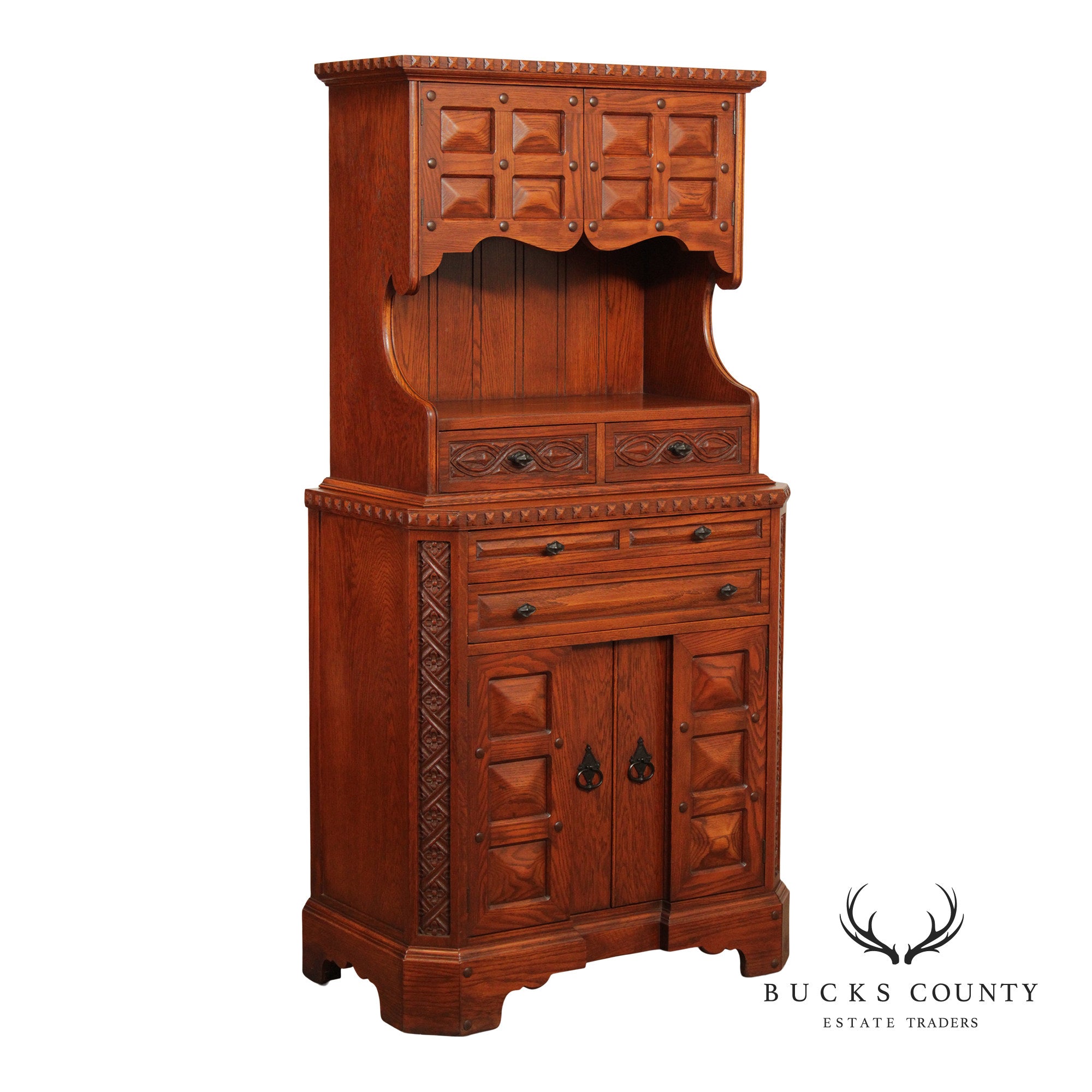 Romweber Viking Oak Buffet Cabinet