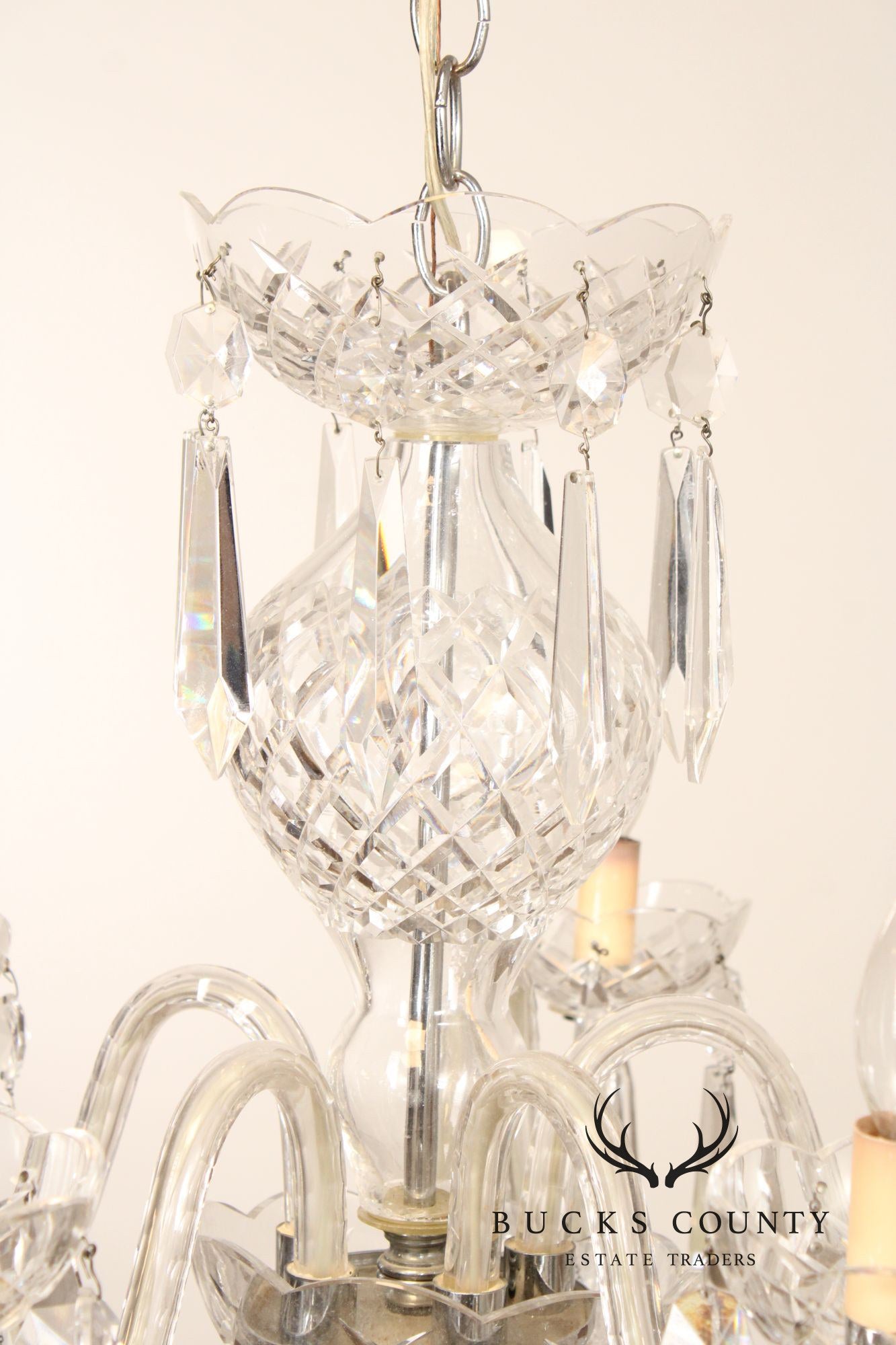Waterford  Crystal Five Light Chandelier