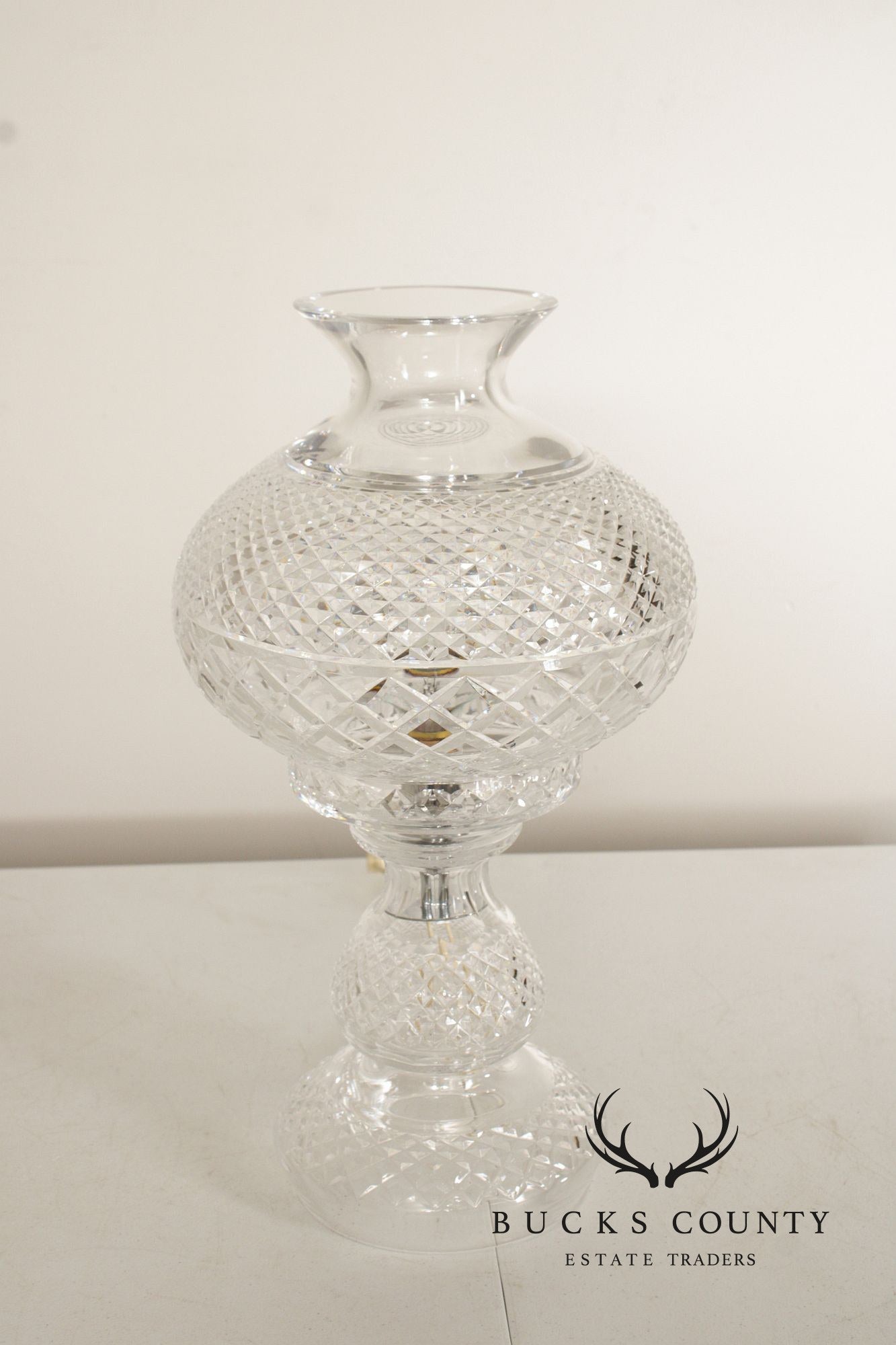 Waterford Crystal Hurricane Table Lamp