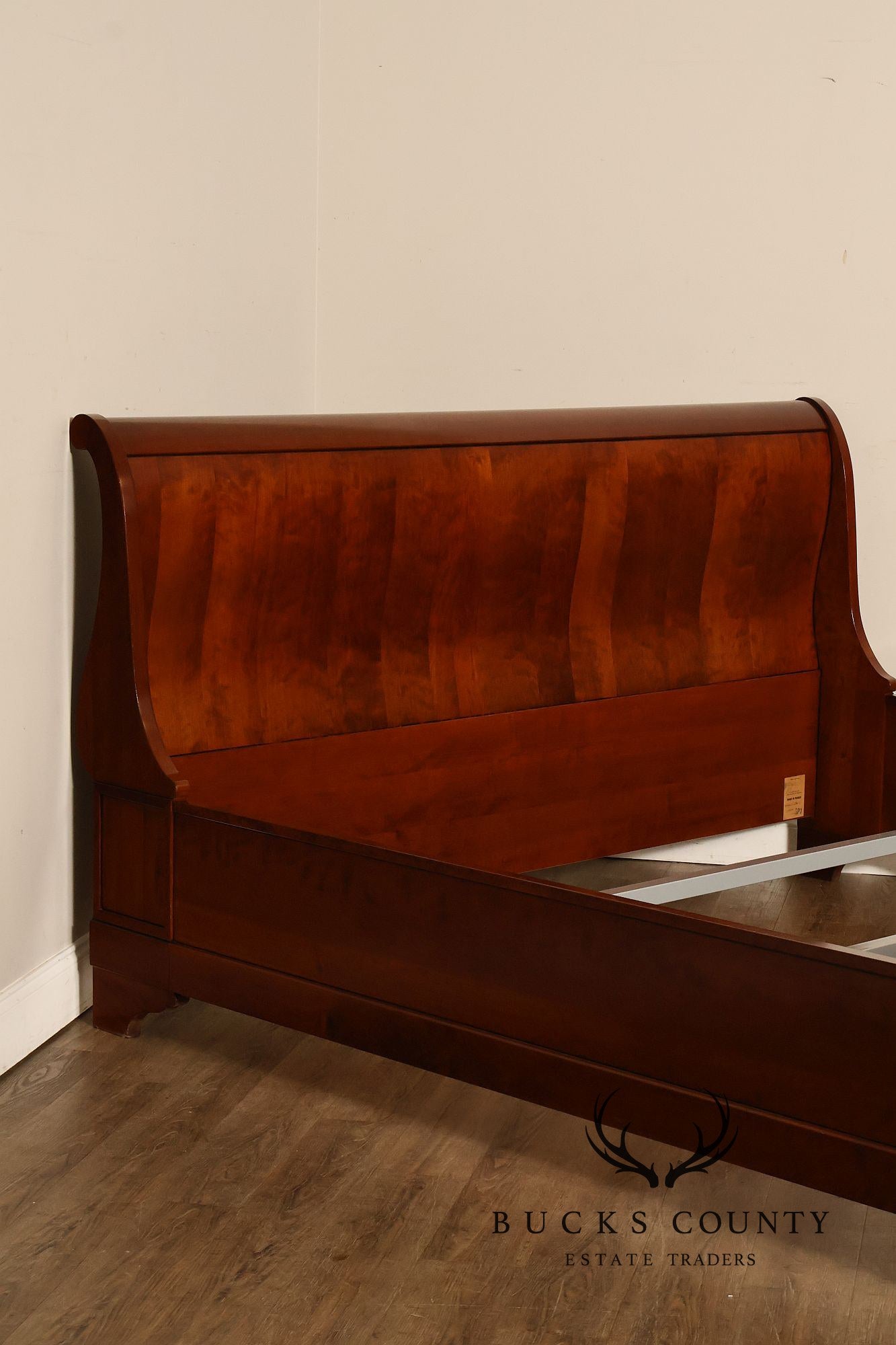 Grange French Louis Phillipe King Size Cherry Sleigh Bed Frame