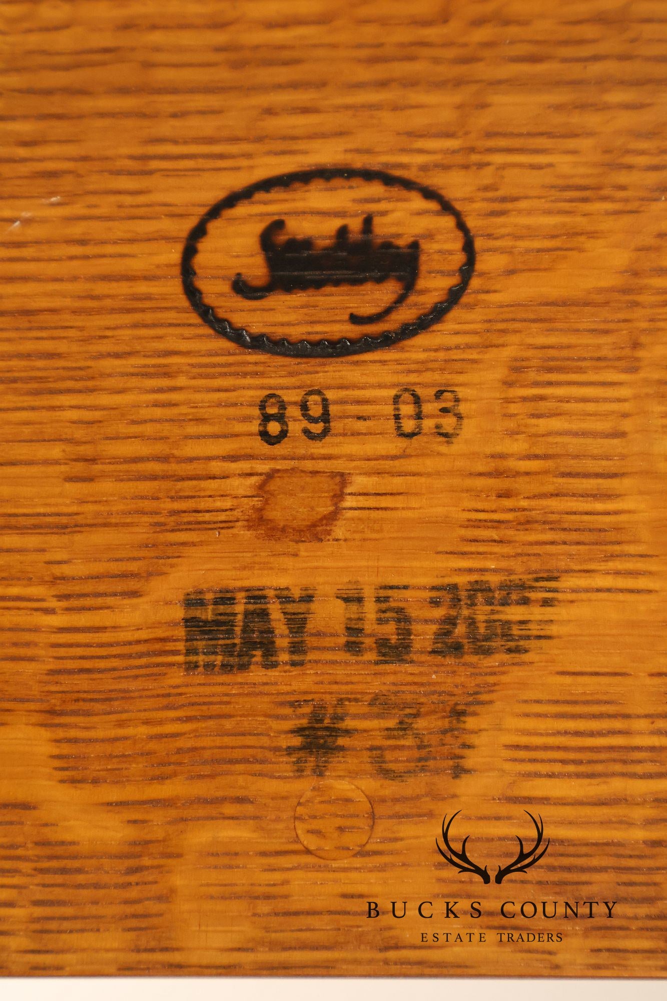 Stickley Mission Collection Oak Desk Box