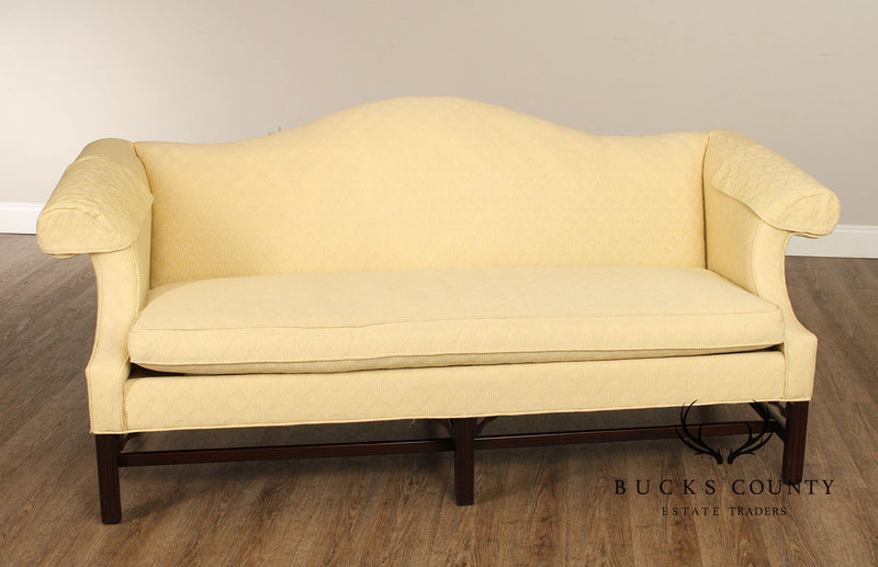 Ethan Allen Traditional Classics Chippendale Style Camelback Sofa
