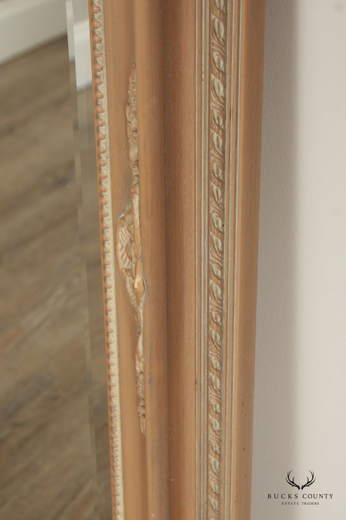 LaBarge Baroque Style Carved Frame Wall Mirror