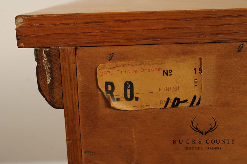 Brandt Ranch Oak Vintage Triple Dresser