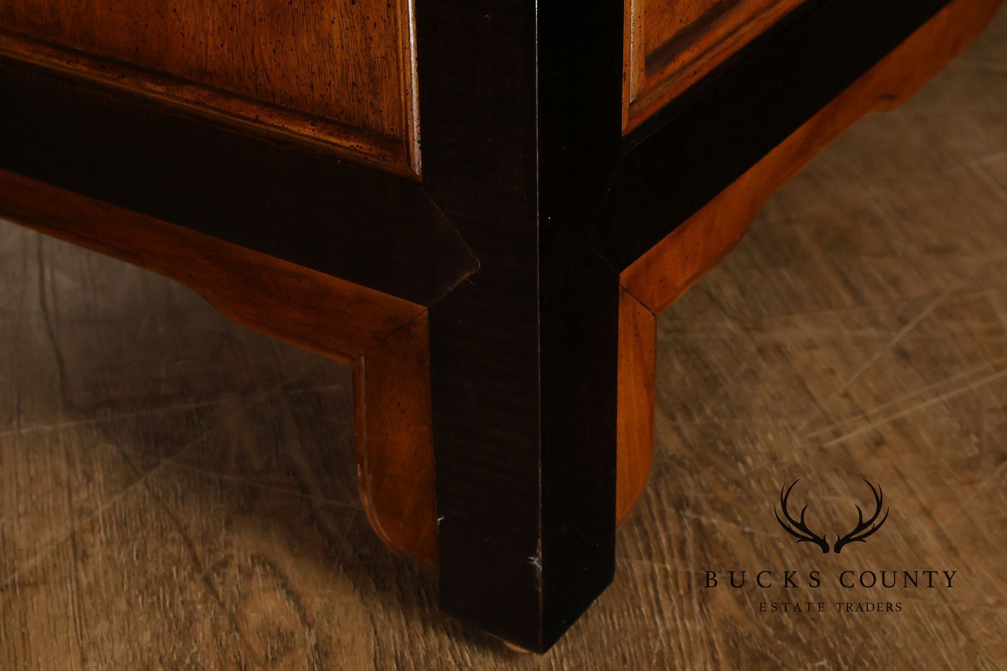 Century Chin Hua Furniture Asian Style Burl Wood Cabinet Armoire