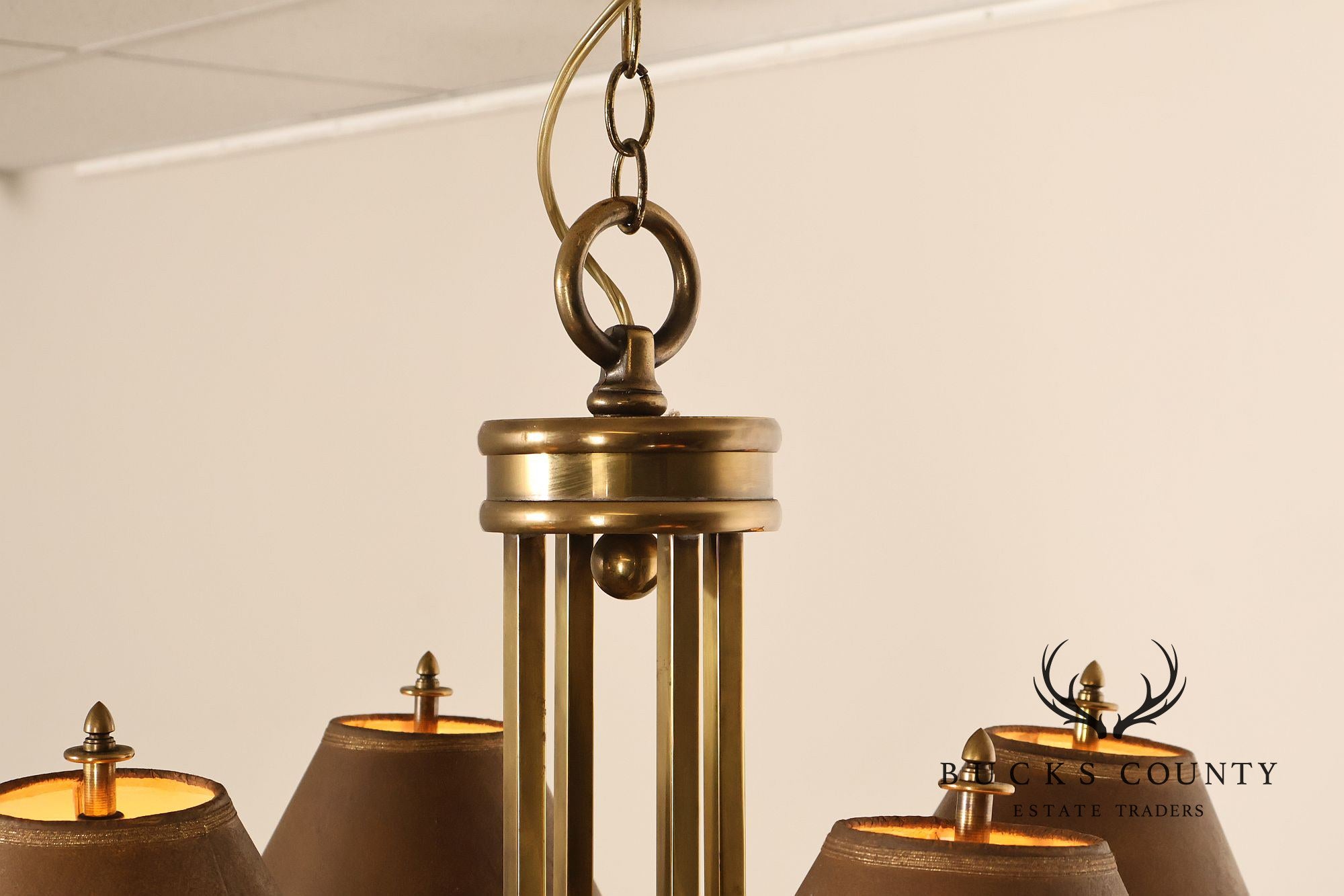 Chapman Horn Four Light Chandelier