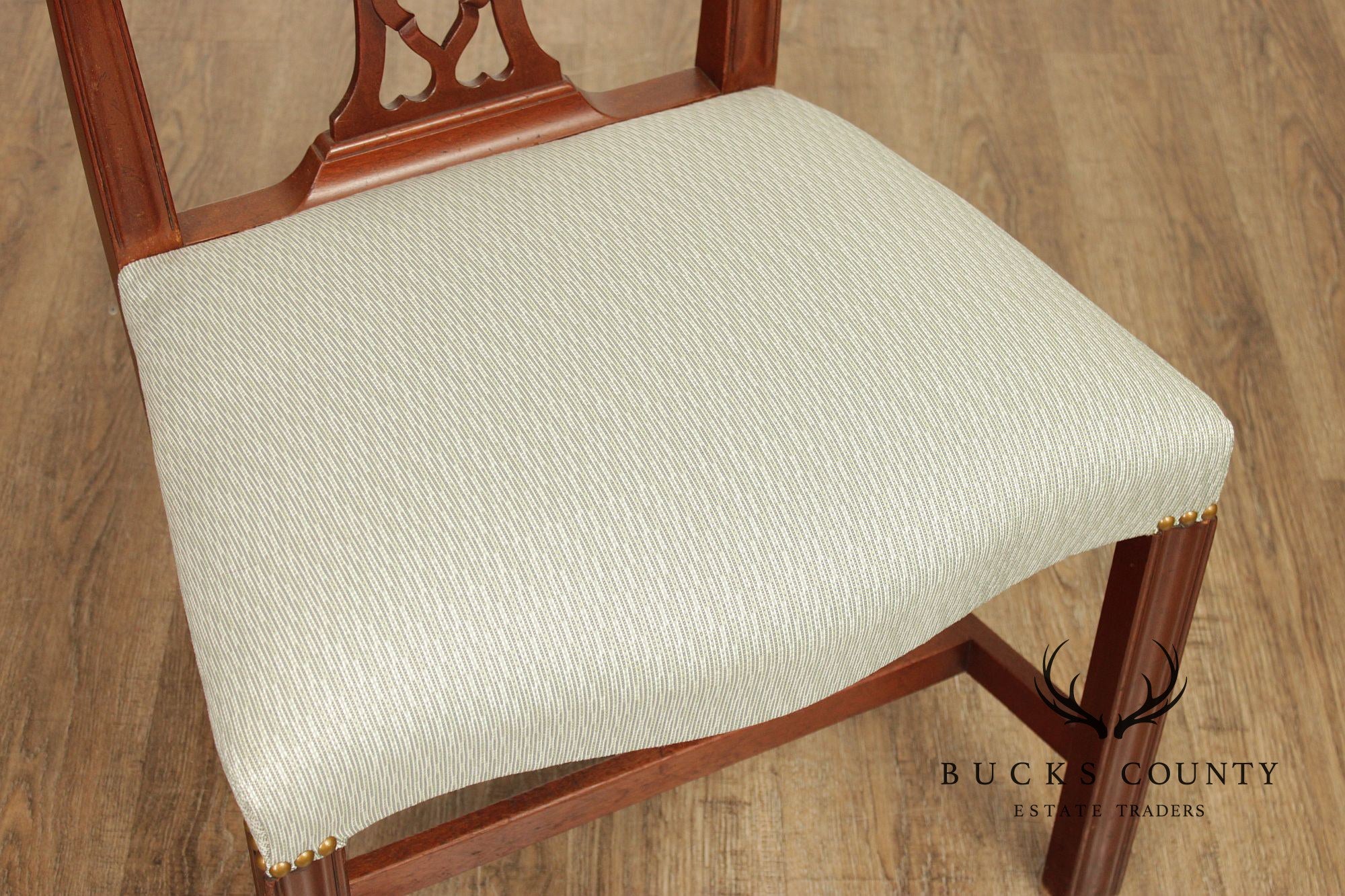 Chippendale Style Set of Six Mahogany Dining Chairs