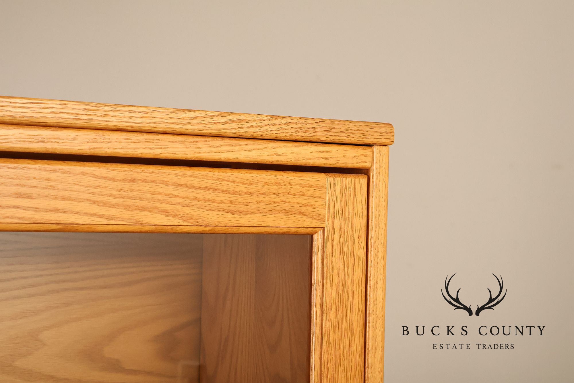Amish Made Oak Five Stack Barrister Bookcase