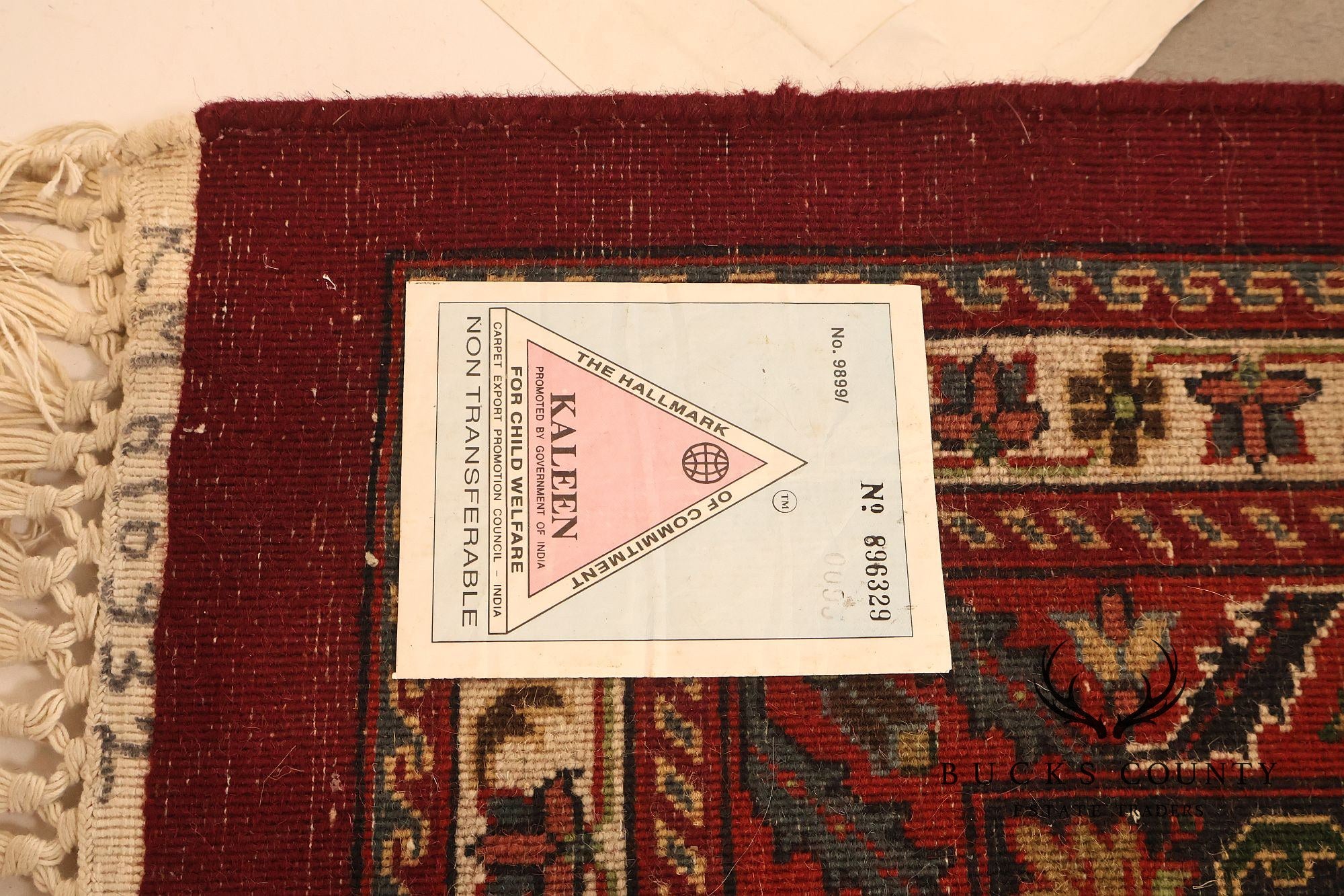 Hand Knotted Persian Style Wool Area Rug With Floral Medallion Design