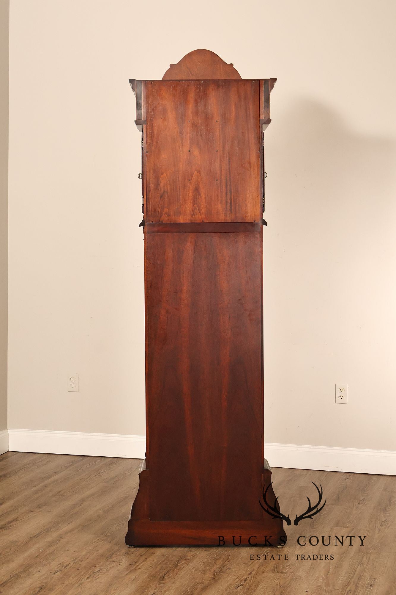 Sligh Mahogany Inlaid Grandfather Clock