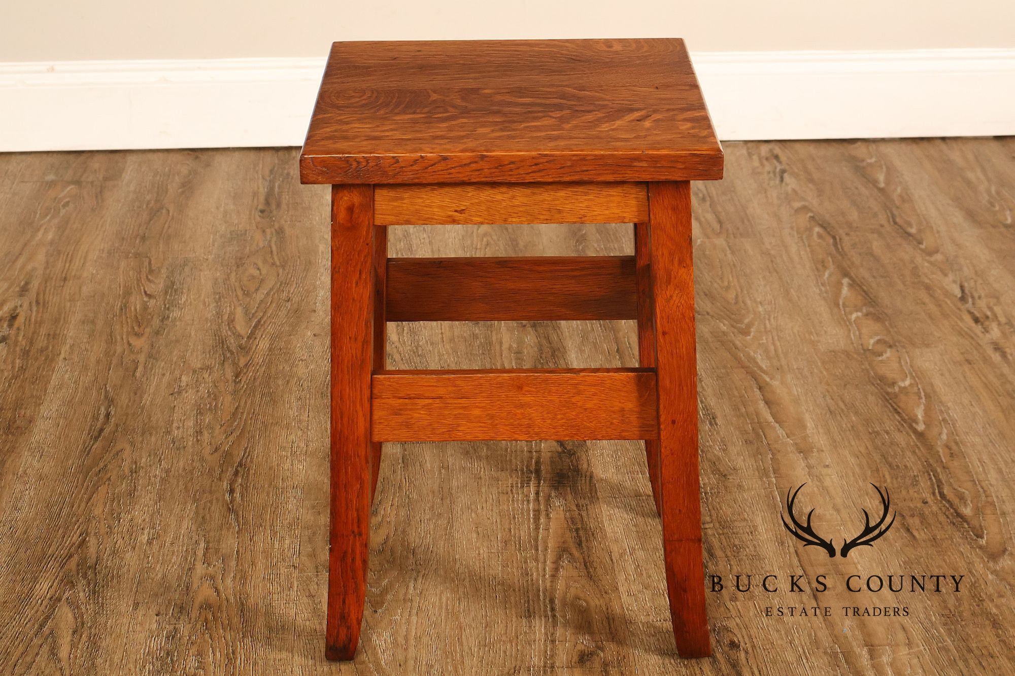 Stickley Brothers Arts And Crafts Oak Tabouret Stand Model #2582