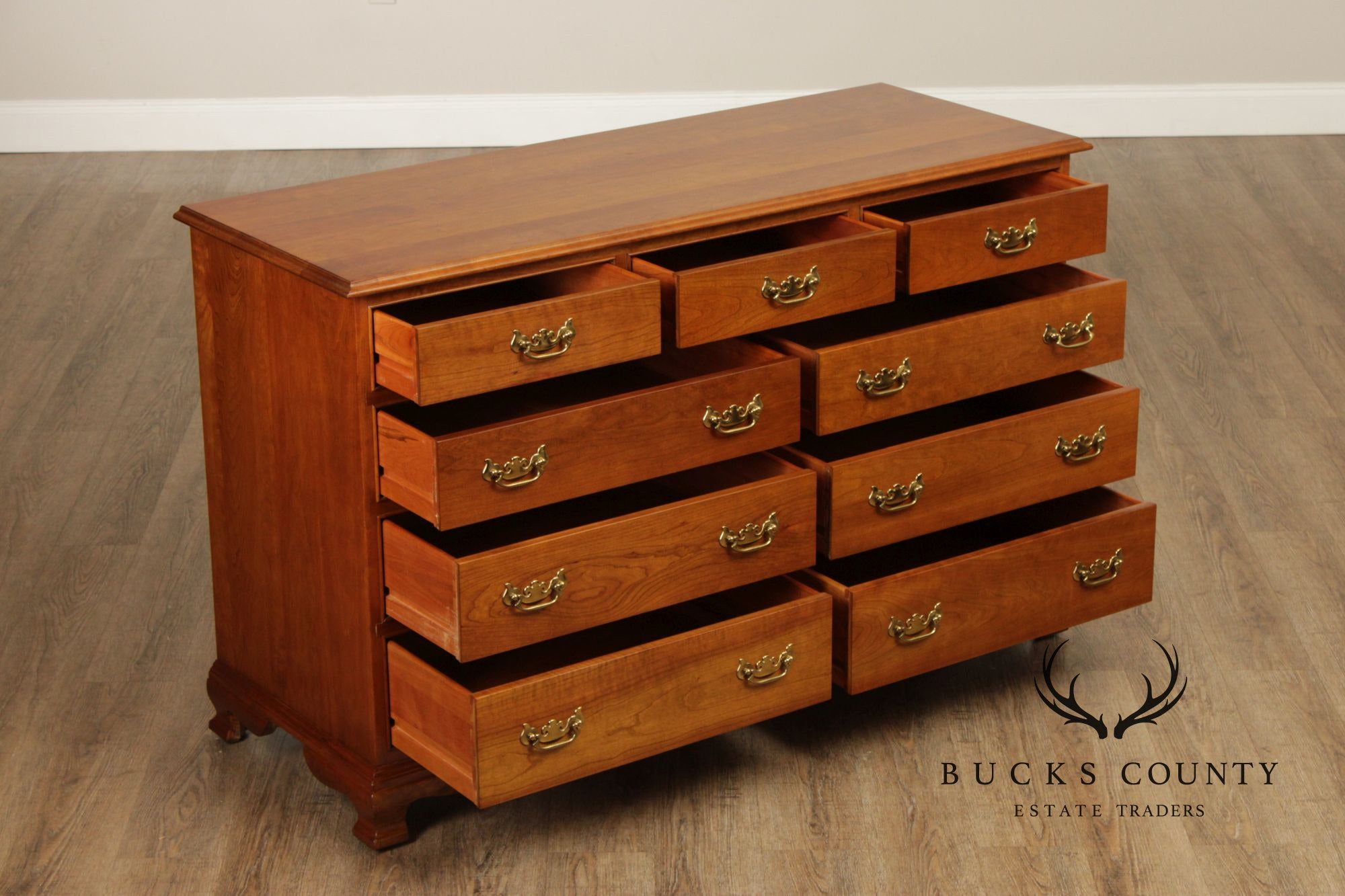 Stickley Chippendale Style Cherry Dresser