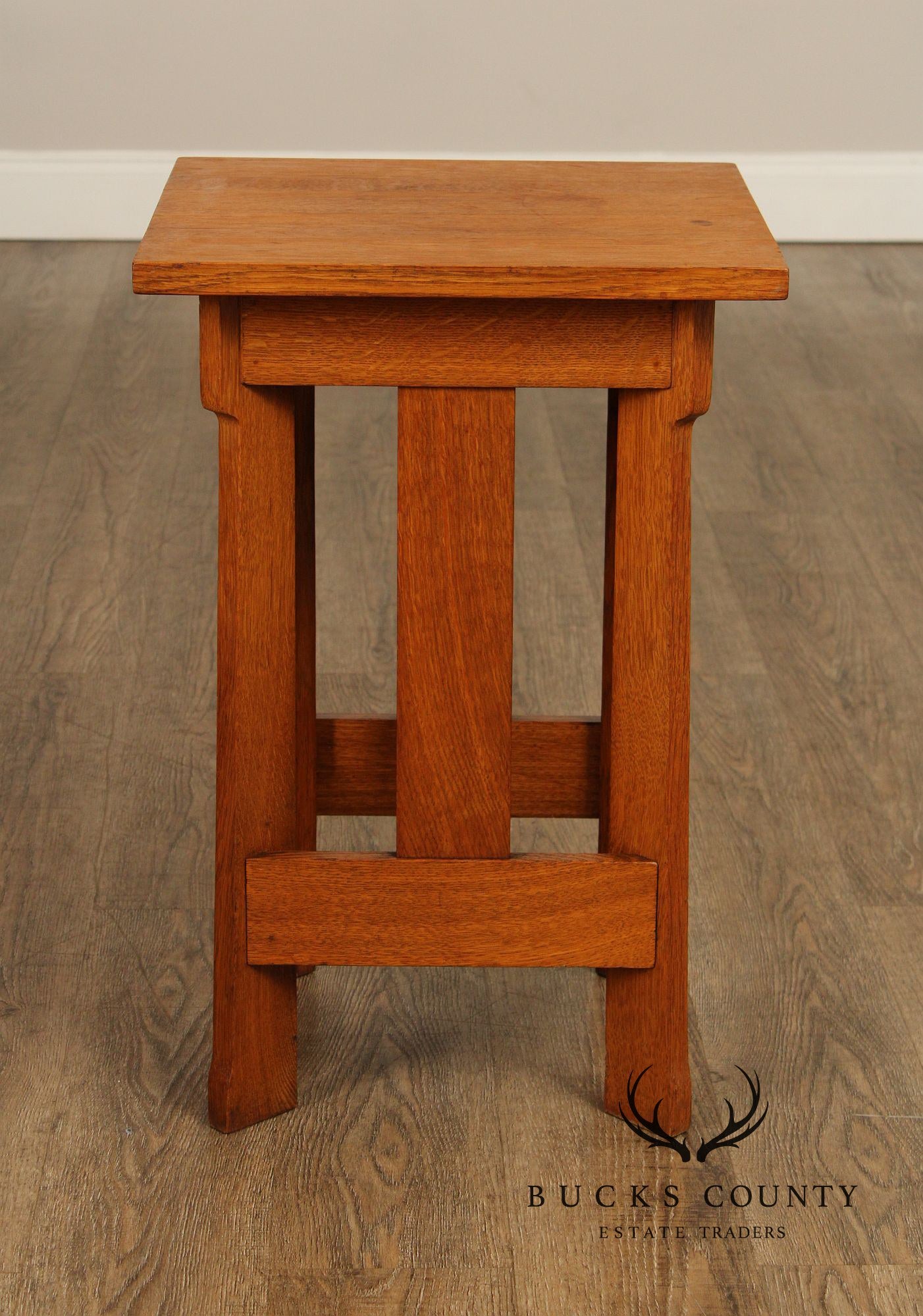 Stickley Brothers Antique Mission Oak Tabouret