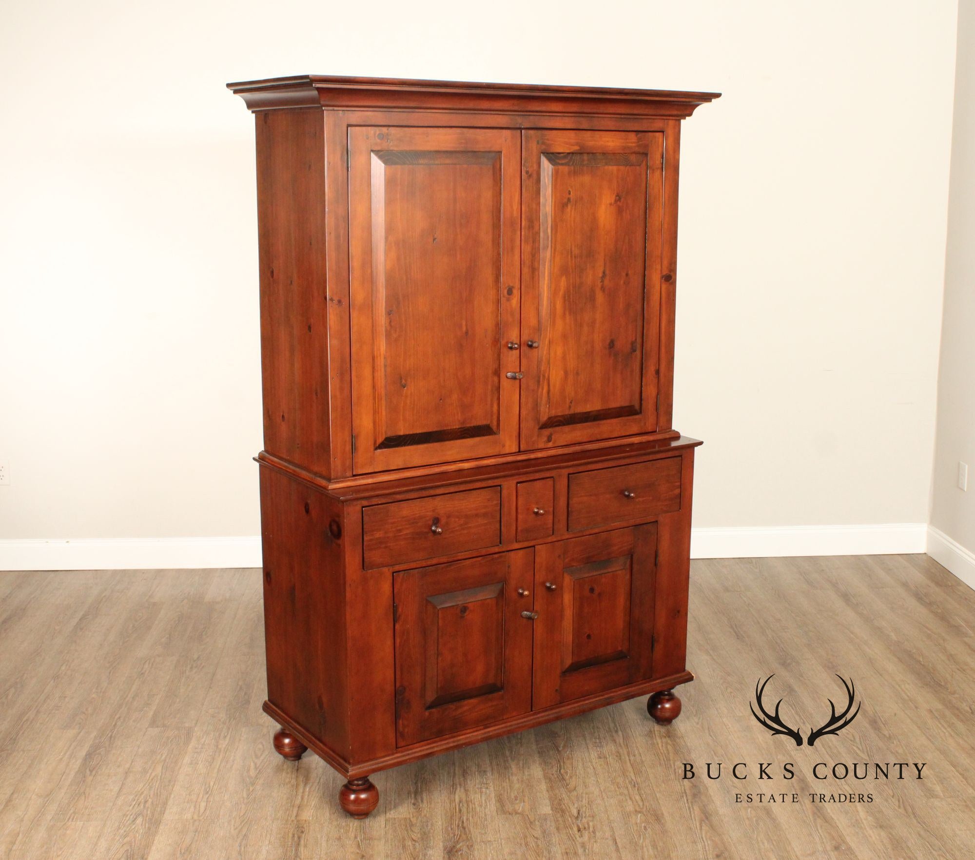 Stephen Von Hohen Pine Media Armoire