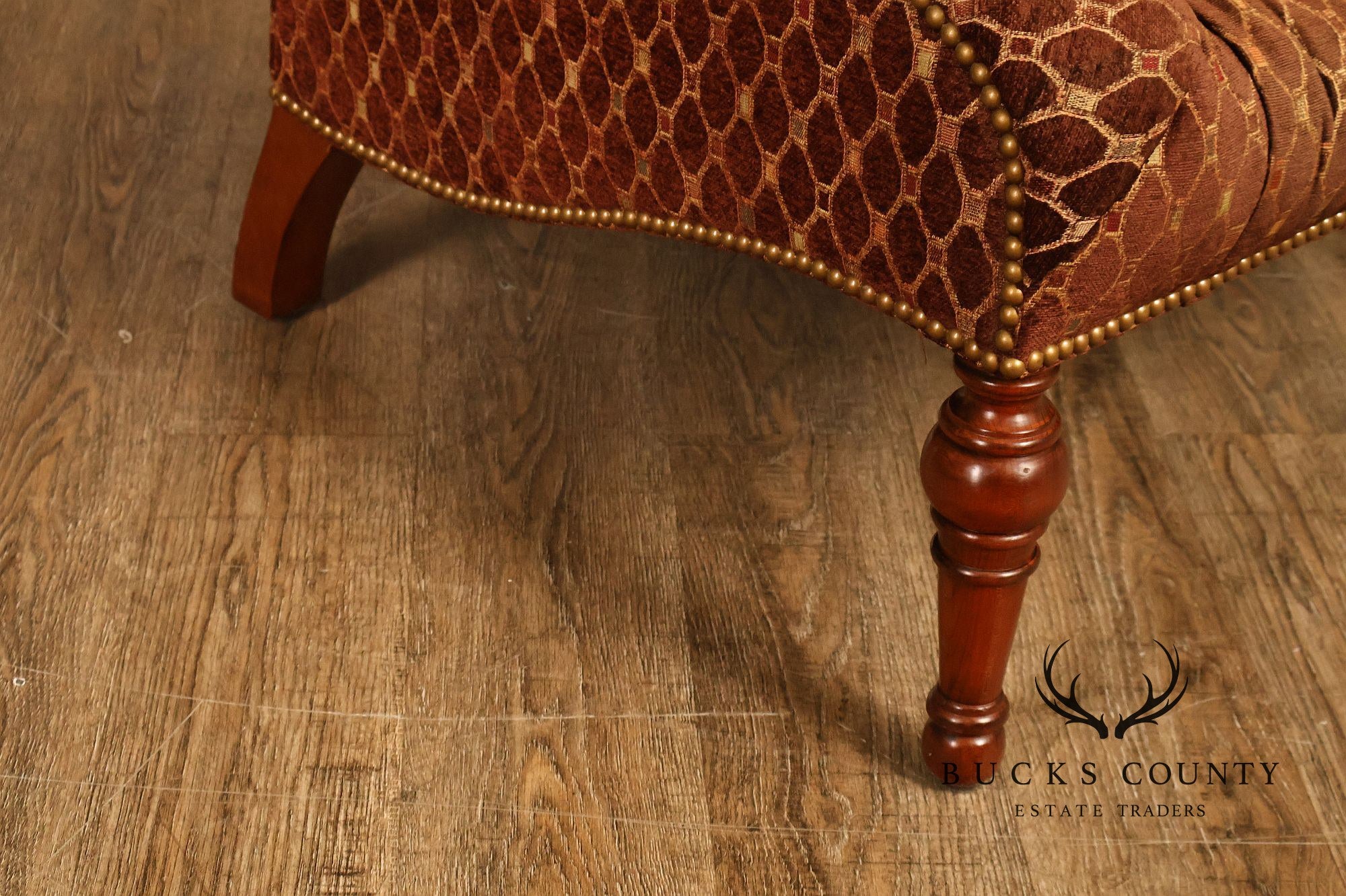 Stickley 'Leopold's Chair' Tufted Upholstered Armchair