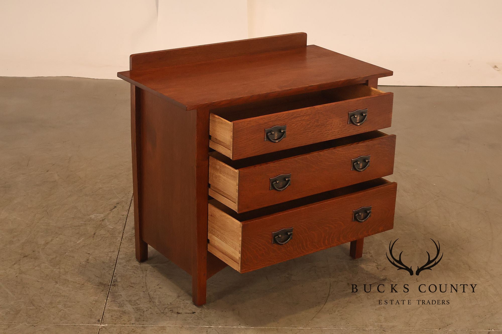 Stickley Mission Collection Oak Three-Drawer Chest