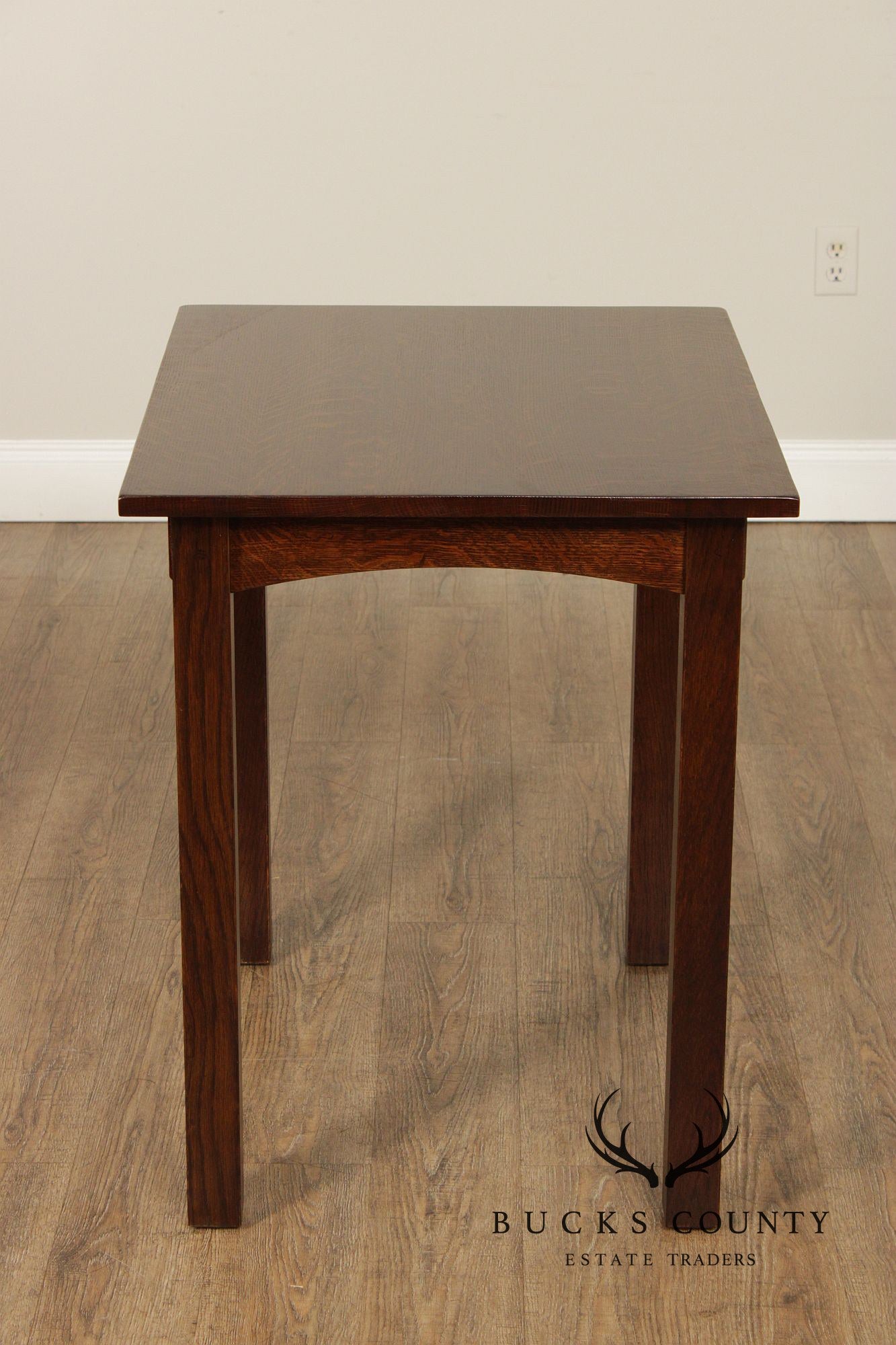 Stickley Mission Style Oak Side Or Writing Table