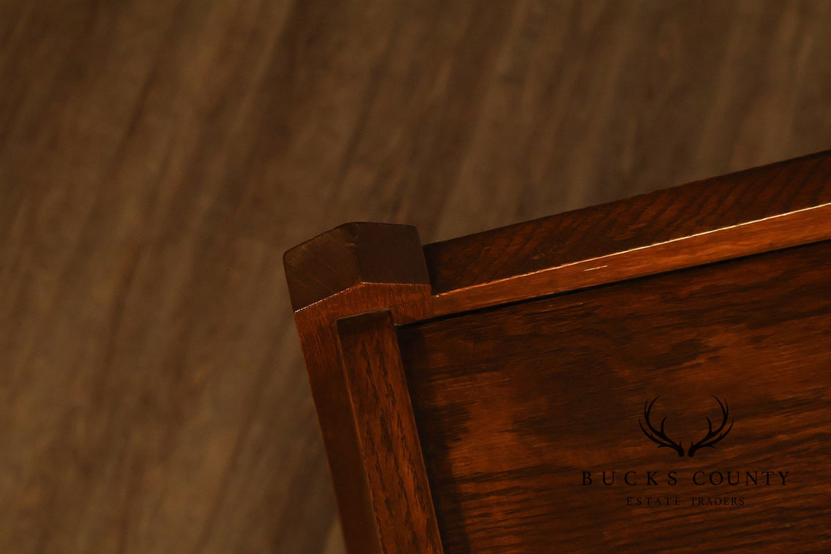 Antique Grand Rapids Mission Oak Gun Cabinet
