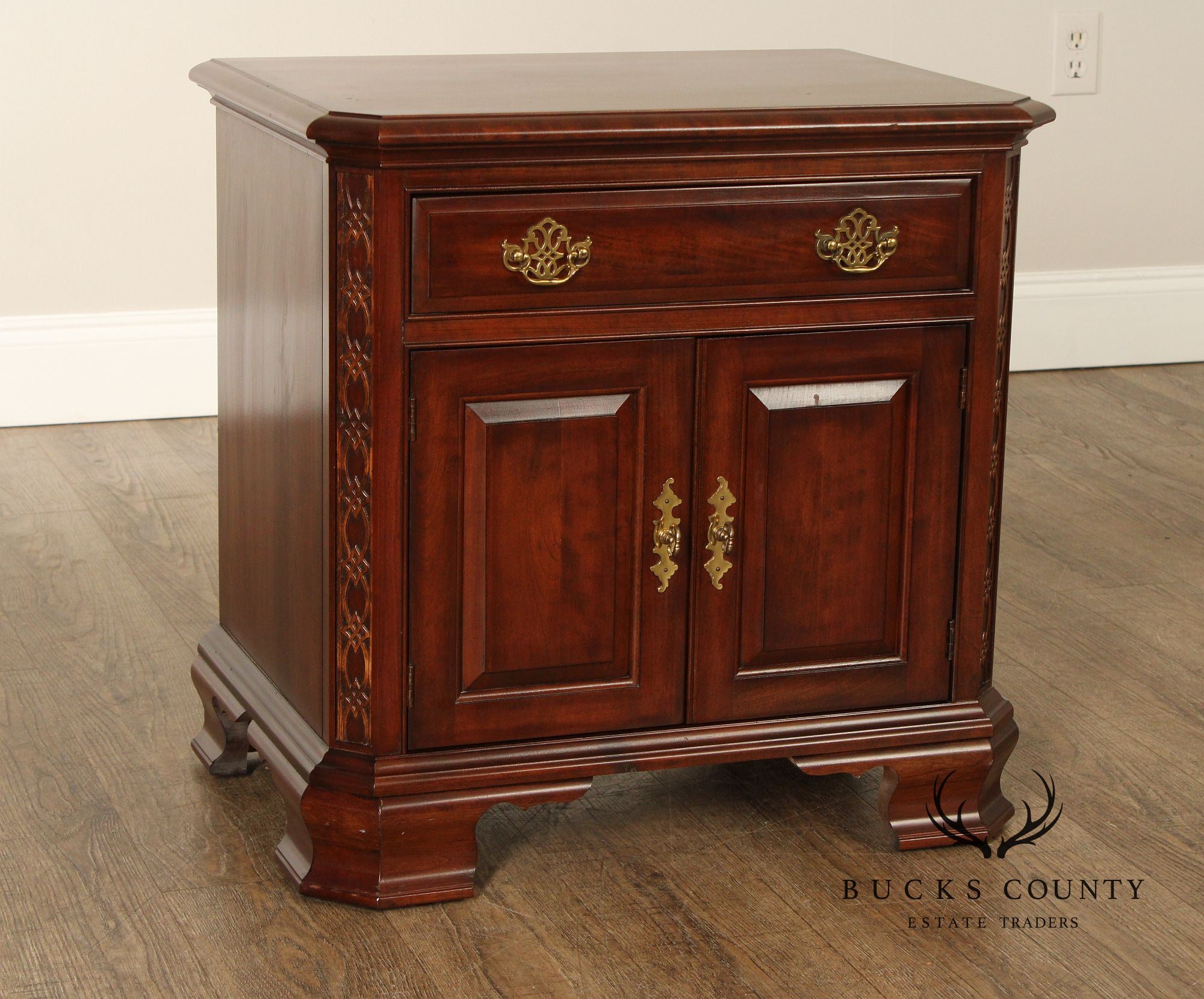 Pennsylvania House Chippendale Style Cherry Nightstand