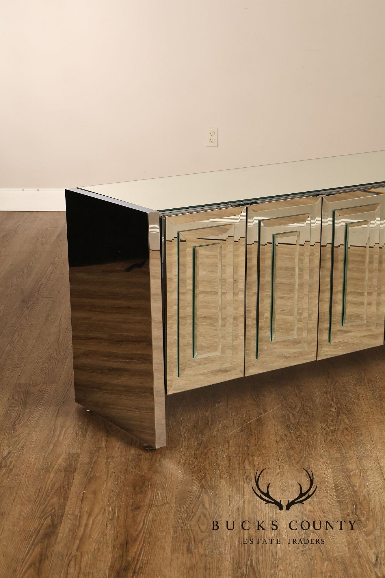 Ello Hollywood Regency Mirrored Dresser or Sideboard