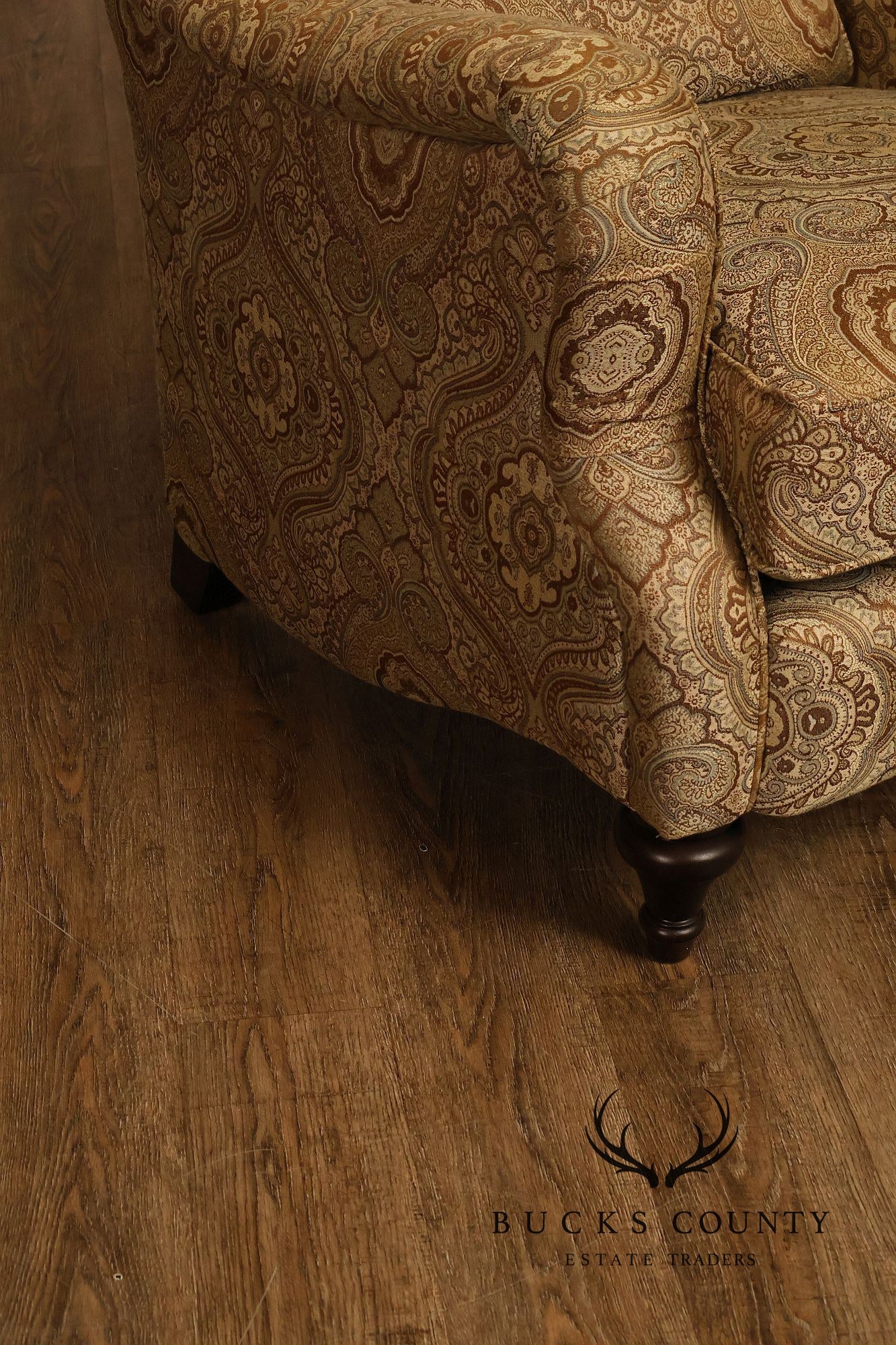 Bassett Traditional Style Upholstered Lounge Chair