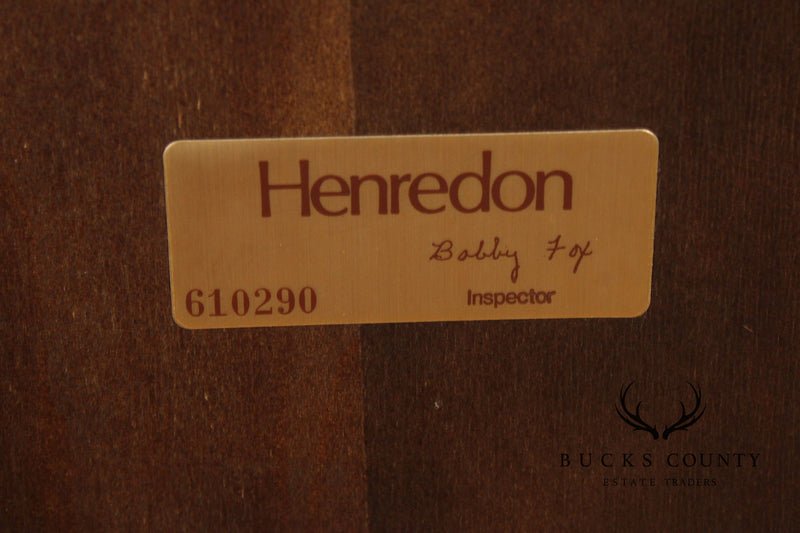 Henredon 'Scene One' Campaign Style Oak Bookcase