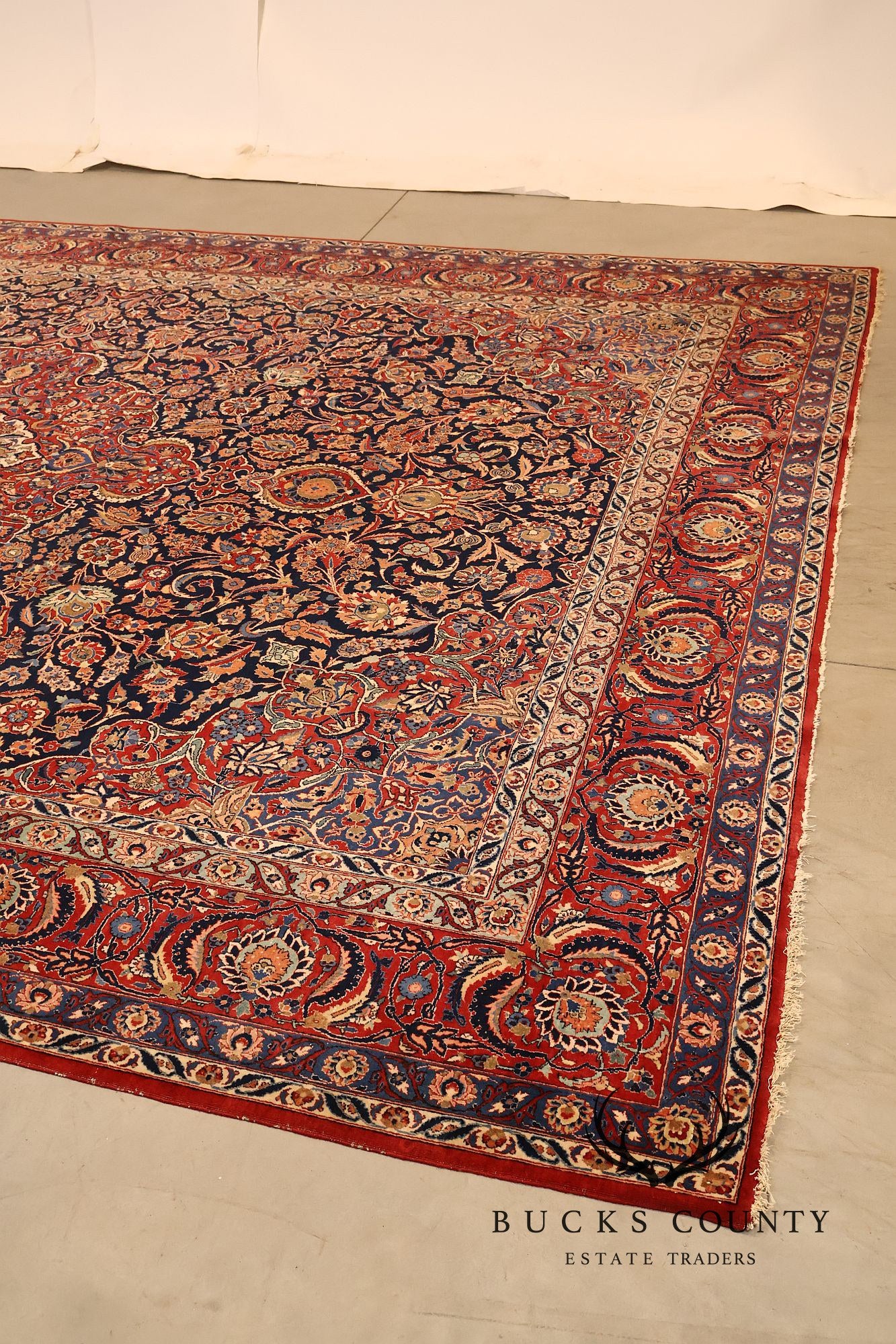 Large Hand Tied Traditional Persian Style Area Rug