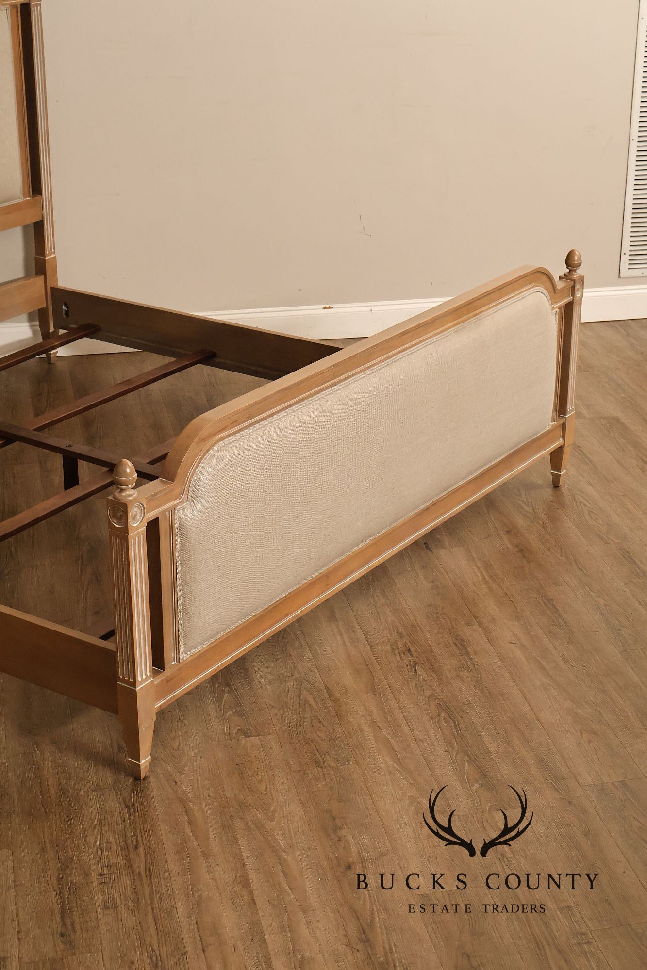 Ethan Allen King 'Allesandra' Upholstered Bed Frame