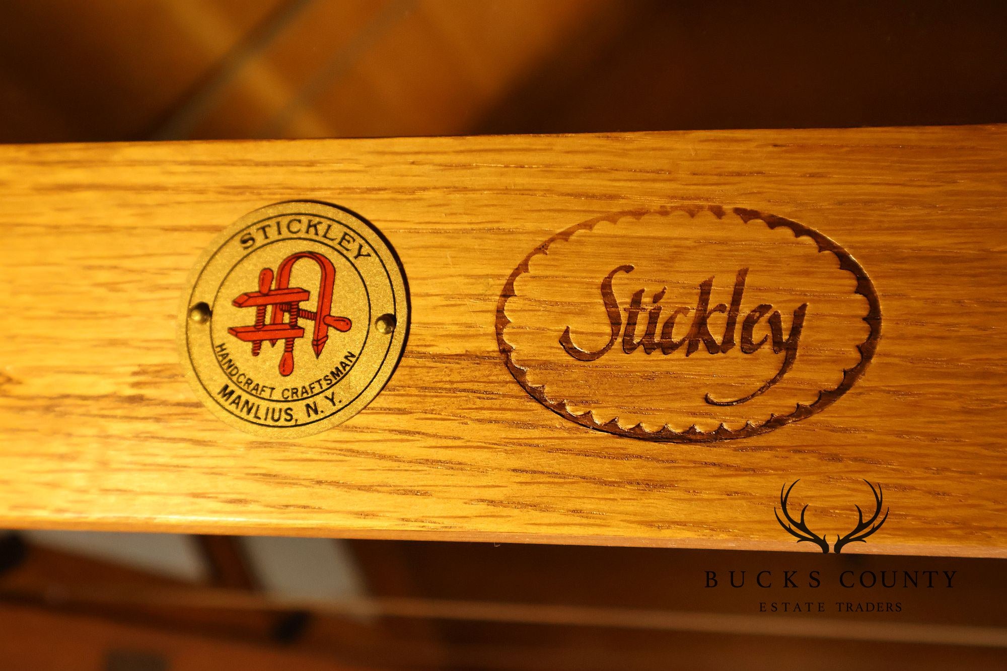 Stickley Mission Collection Oak Corner Cabinet