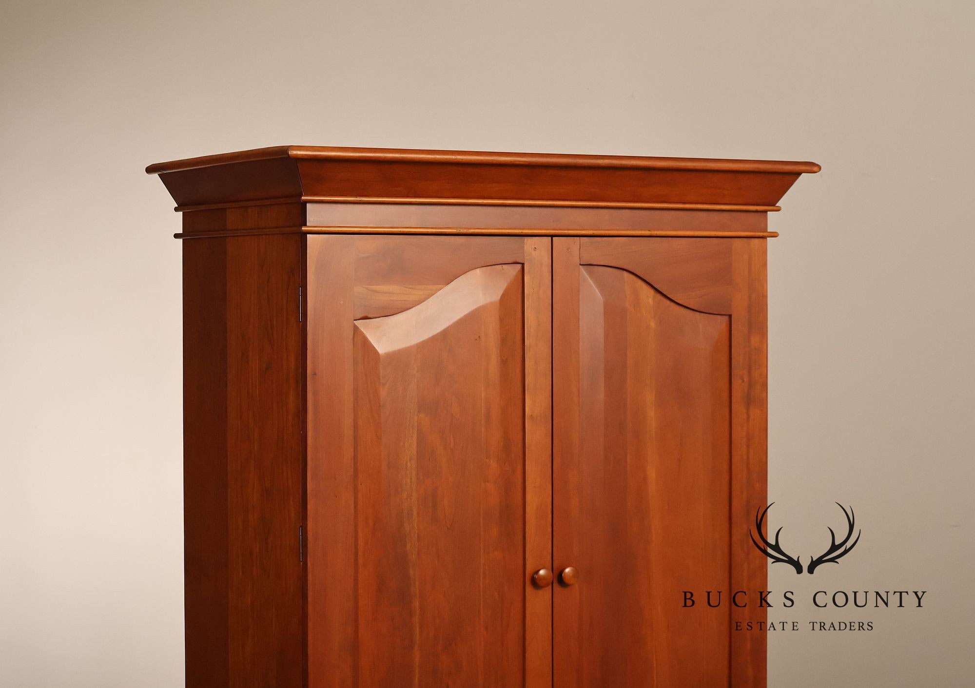 Hunt Country Furniture Cherry Two Door Armoire