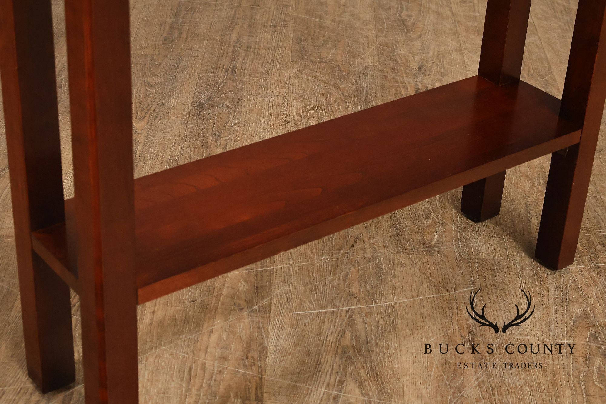 Chippendale Style Narrow One Drawer Small Console Table