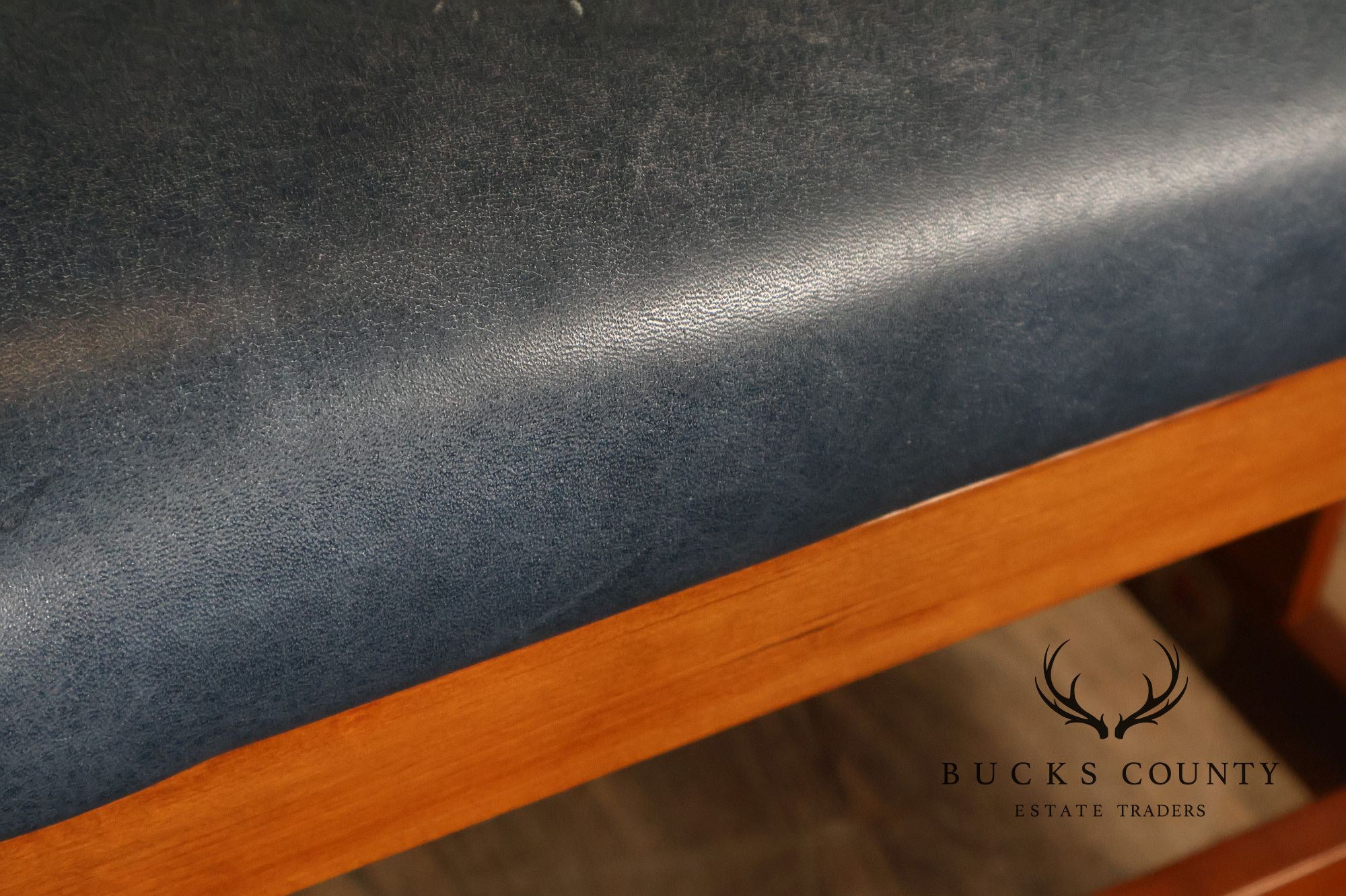 Stickley Mission Collection Cherry Bow Arm Morris Chair and Ottoman