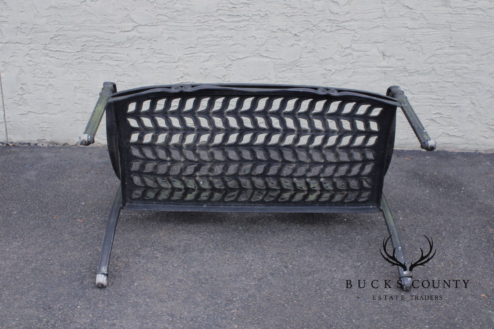 Quality Cast Aluminum Outdoor Patio Settee