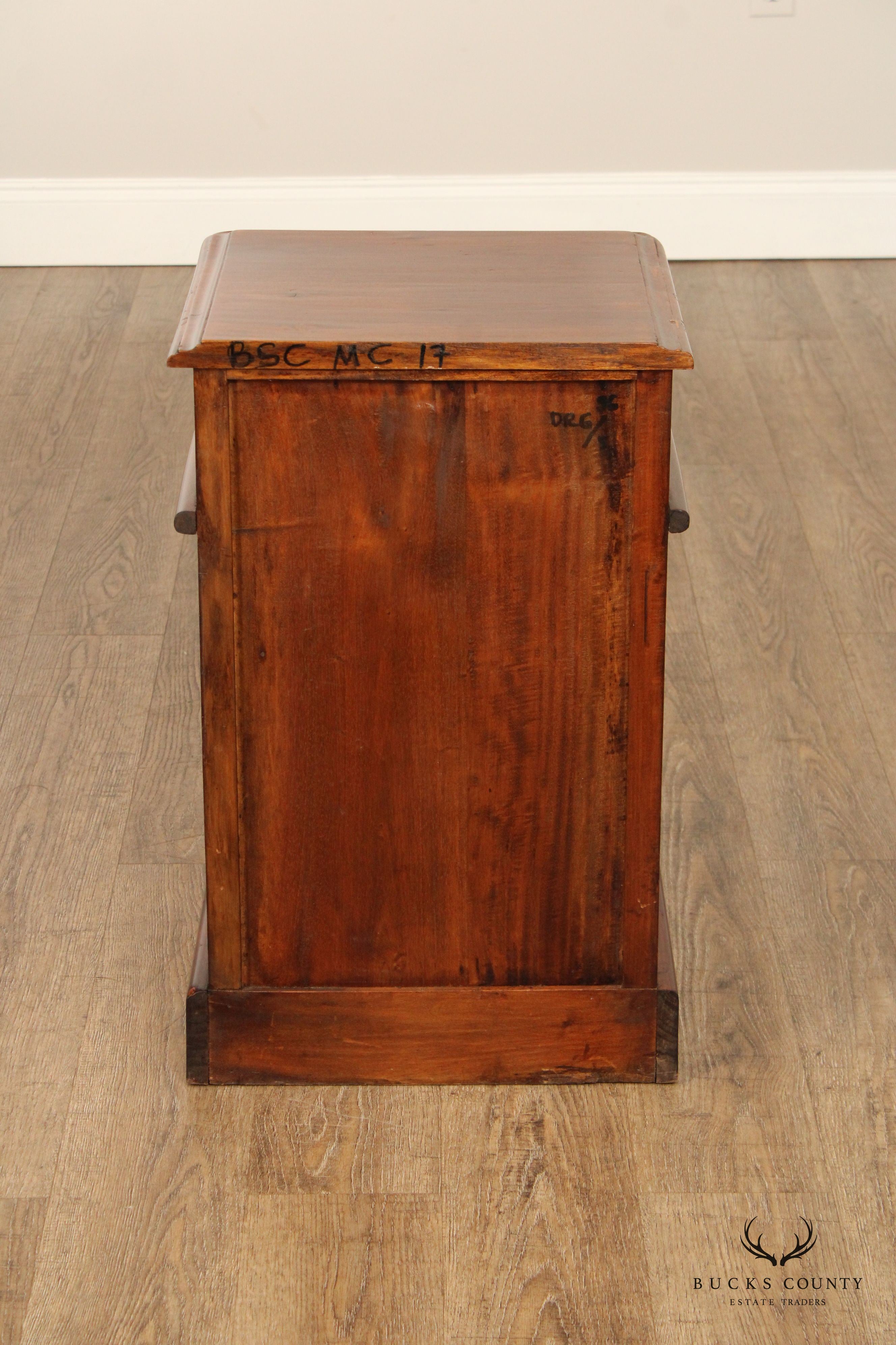 Traditional Hardwood Nightstand Cabinet