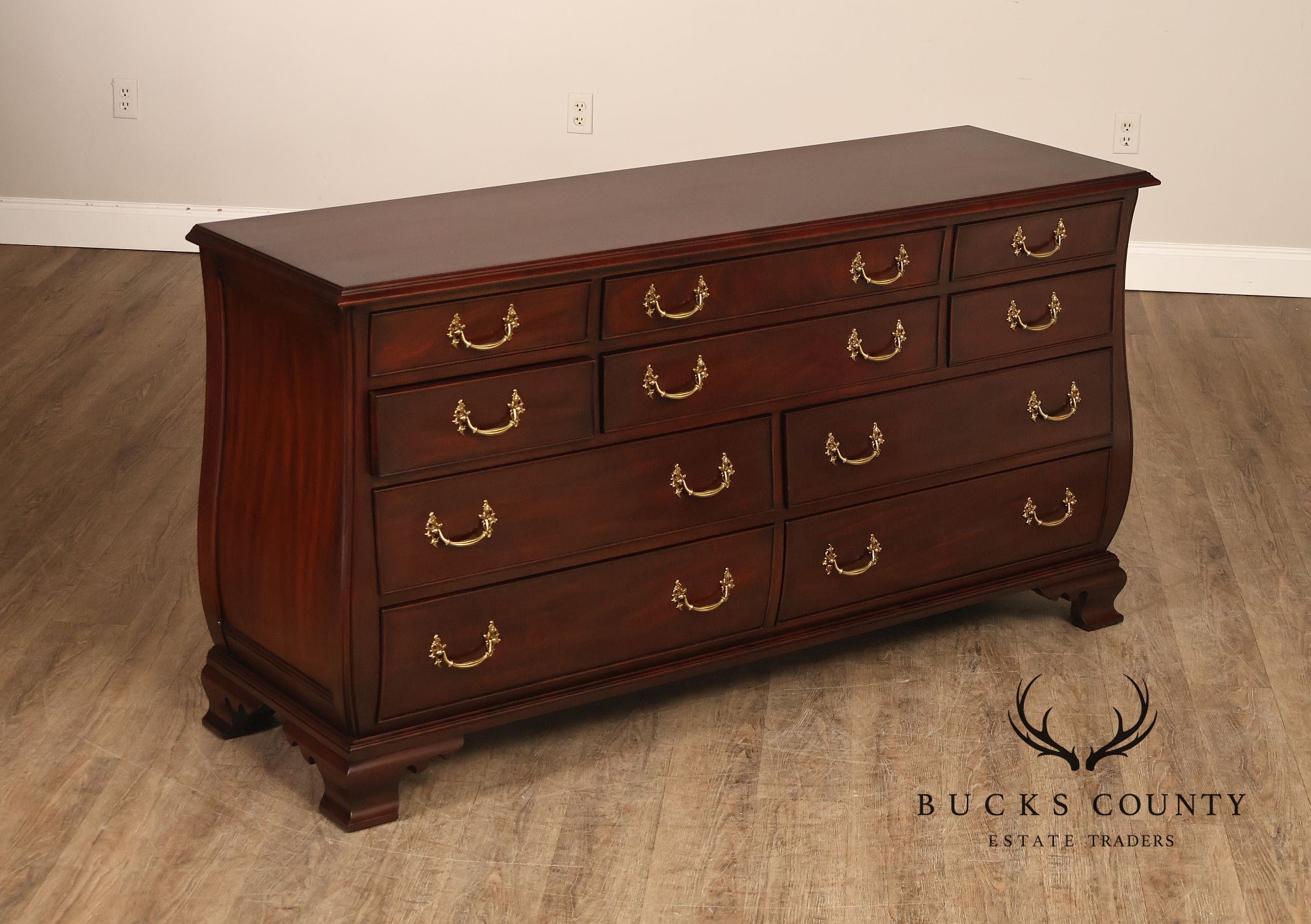Henkel Harris Mahogany Long Dresser