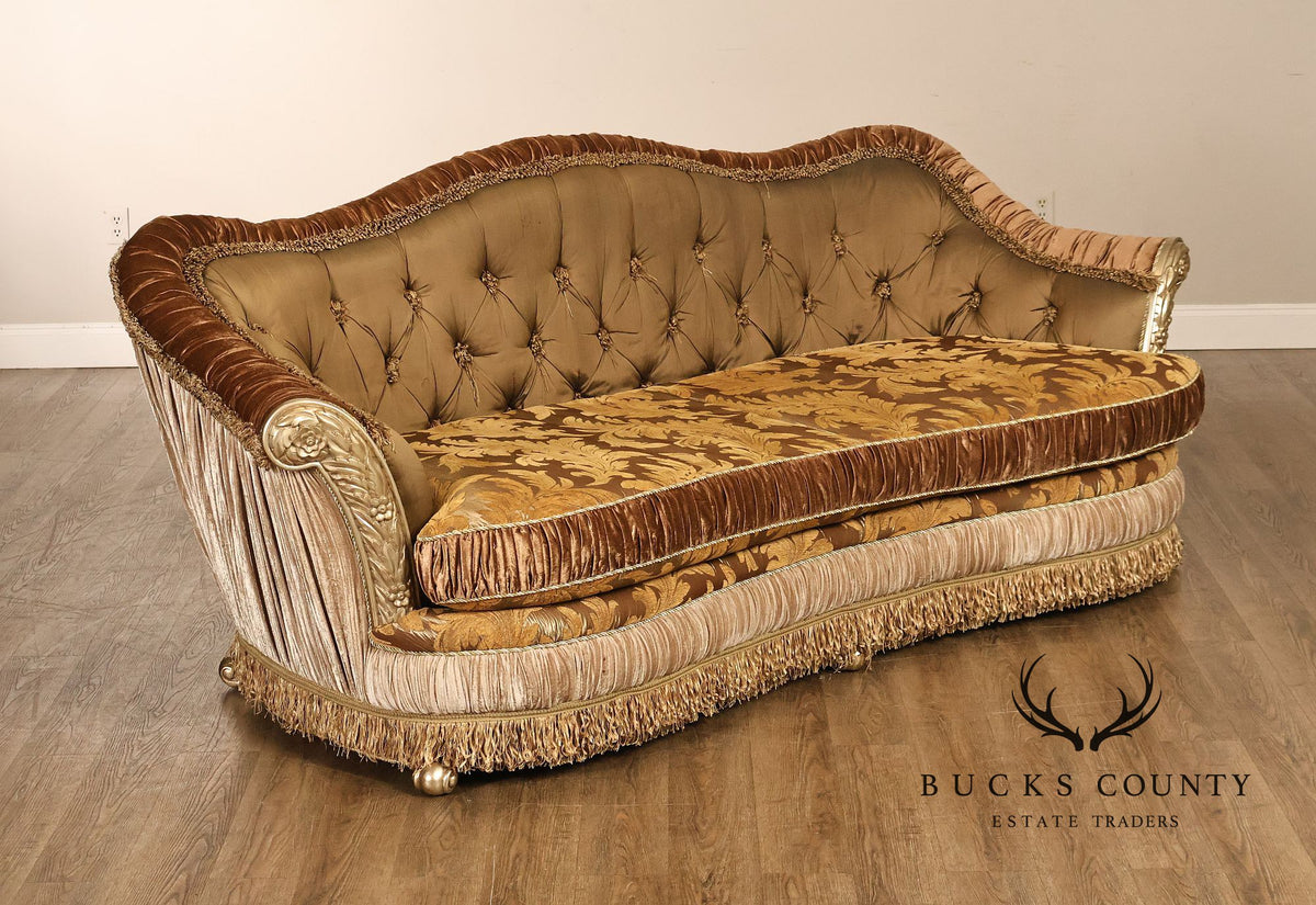 Italian Renaissance Style Upholstered Sofa