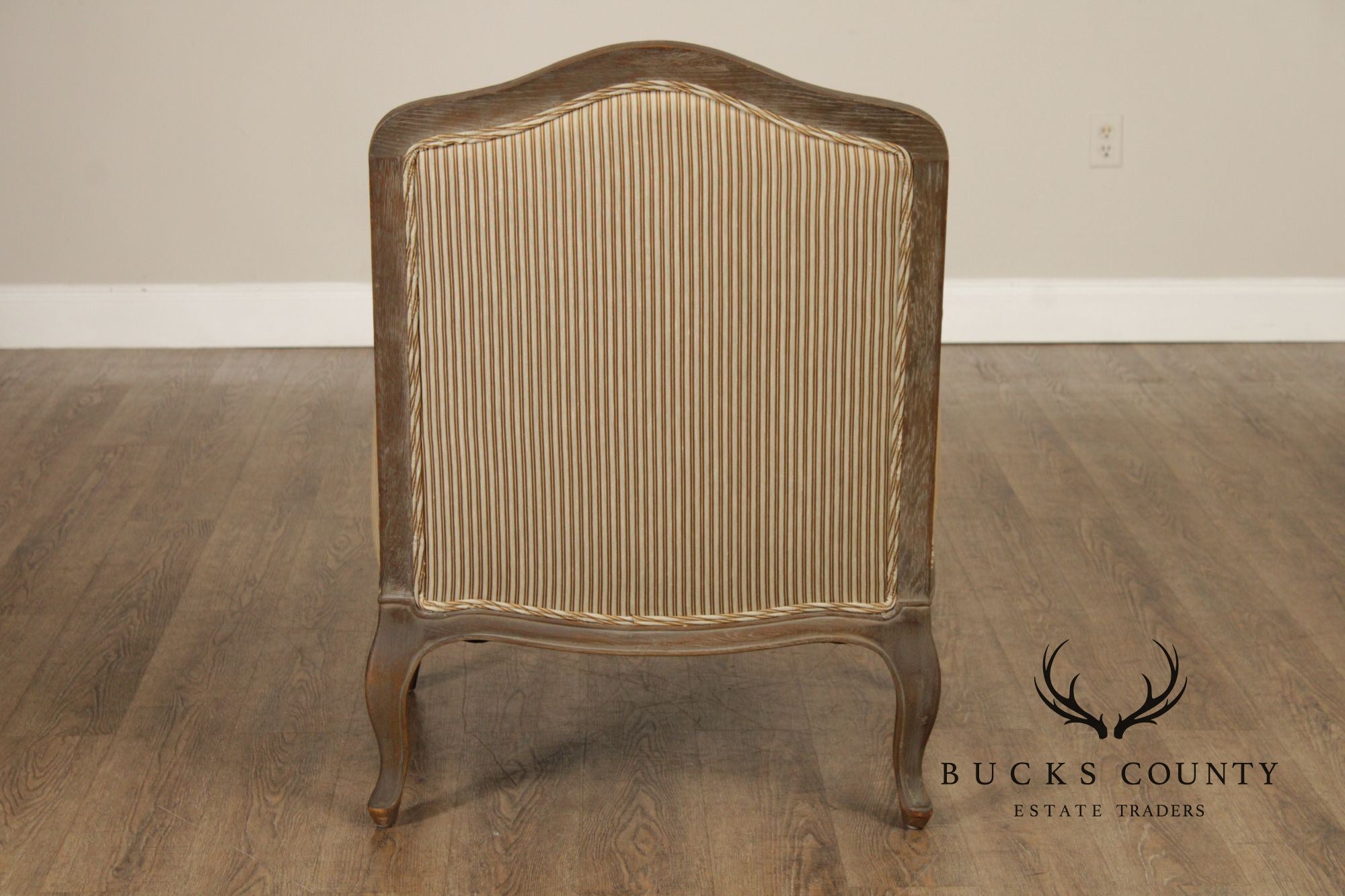 Restoration Hardware French Louis XV Style Marseilles Pair Of Bergere Chairs