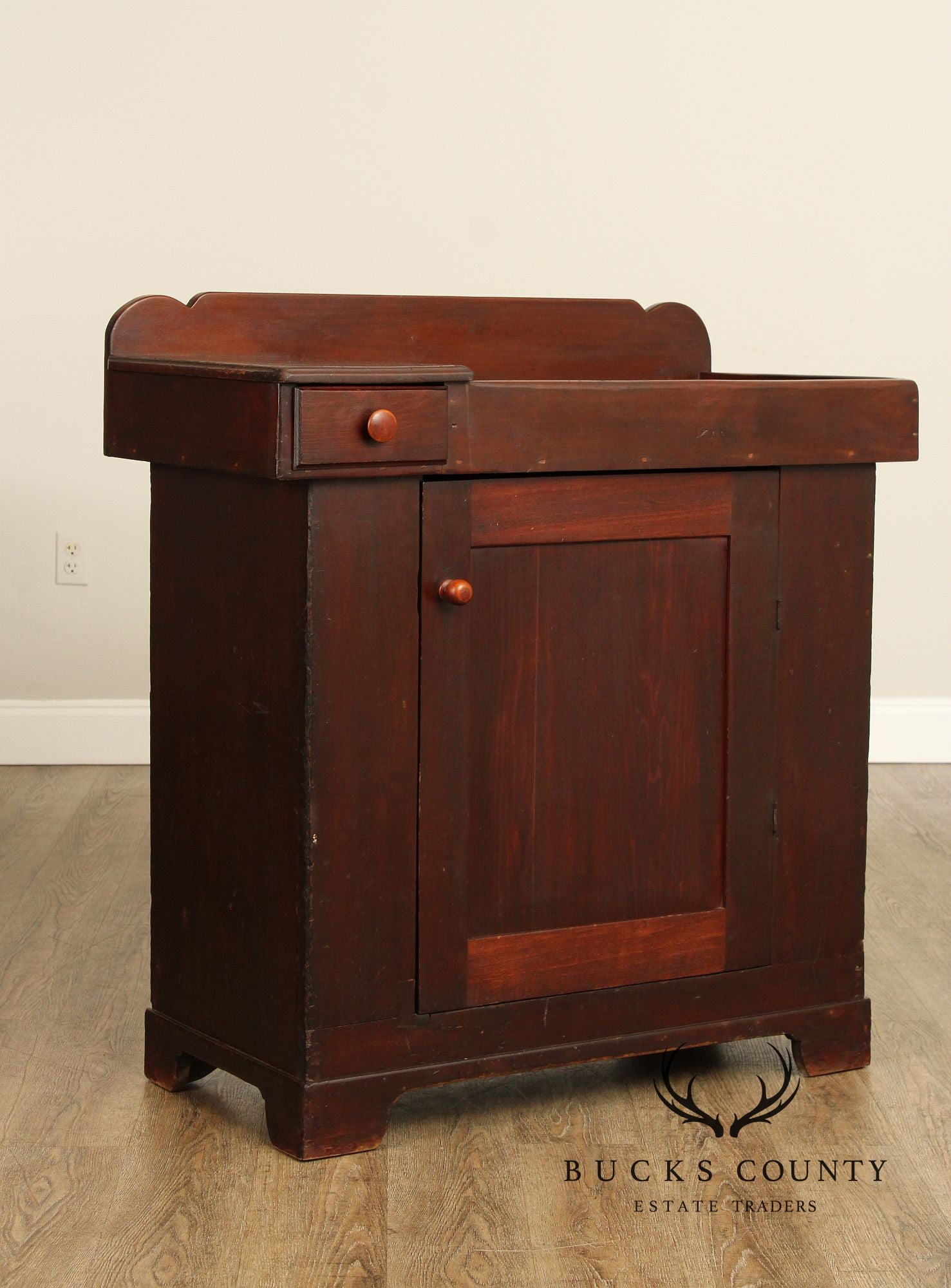 Antique Farmhouse Pine Dry Sink