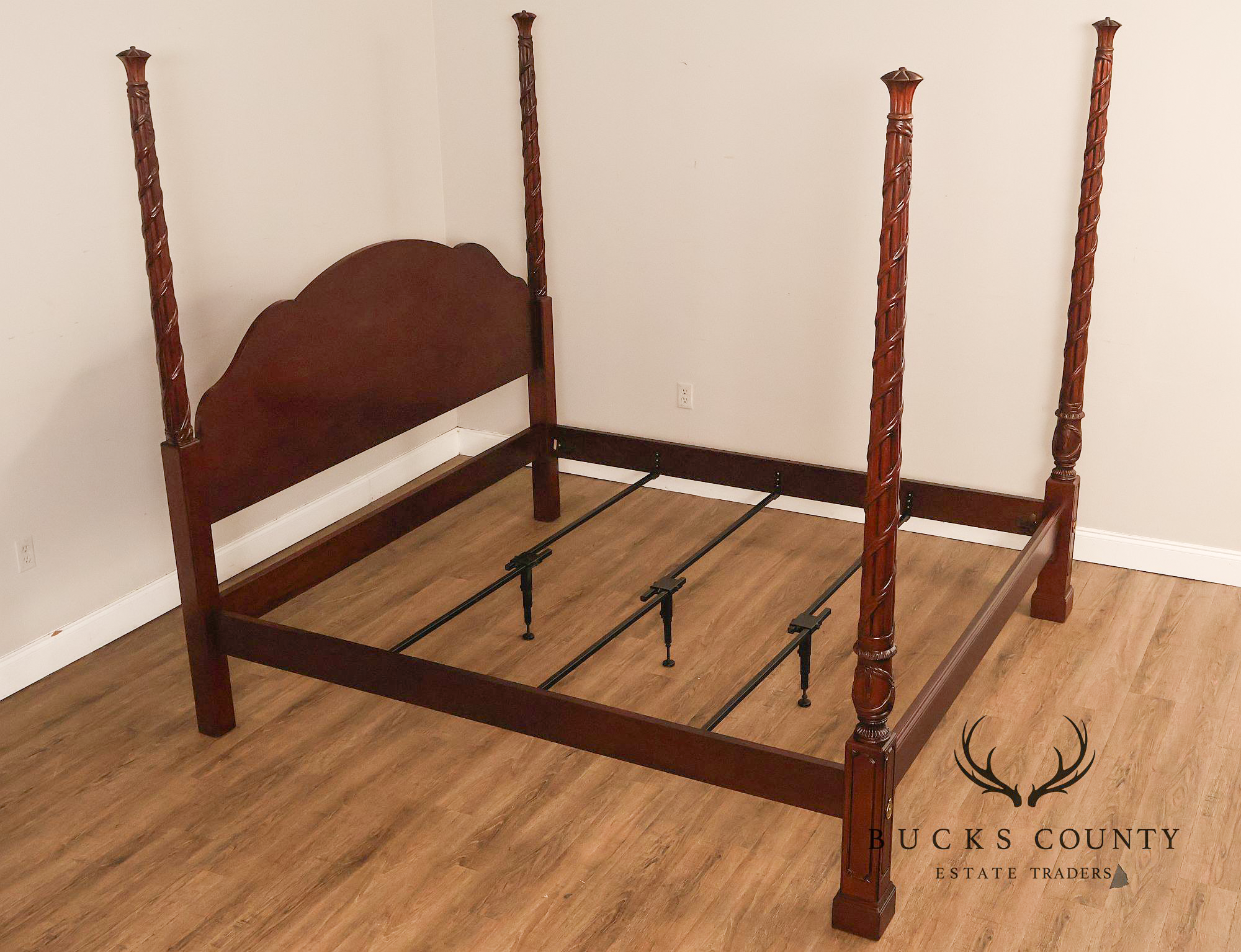 Hickory Chair King Size Mahogany Poster Bed