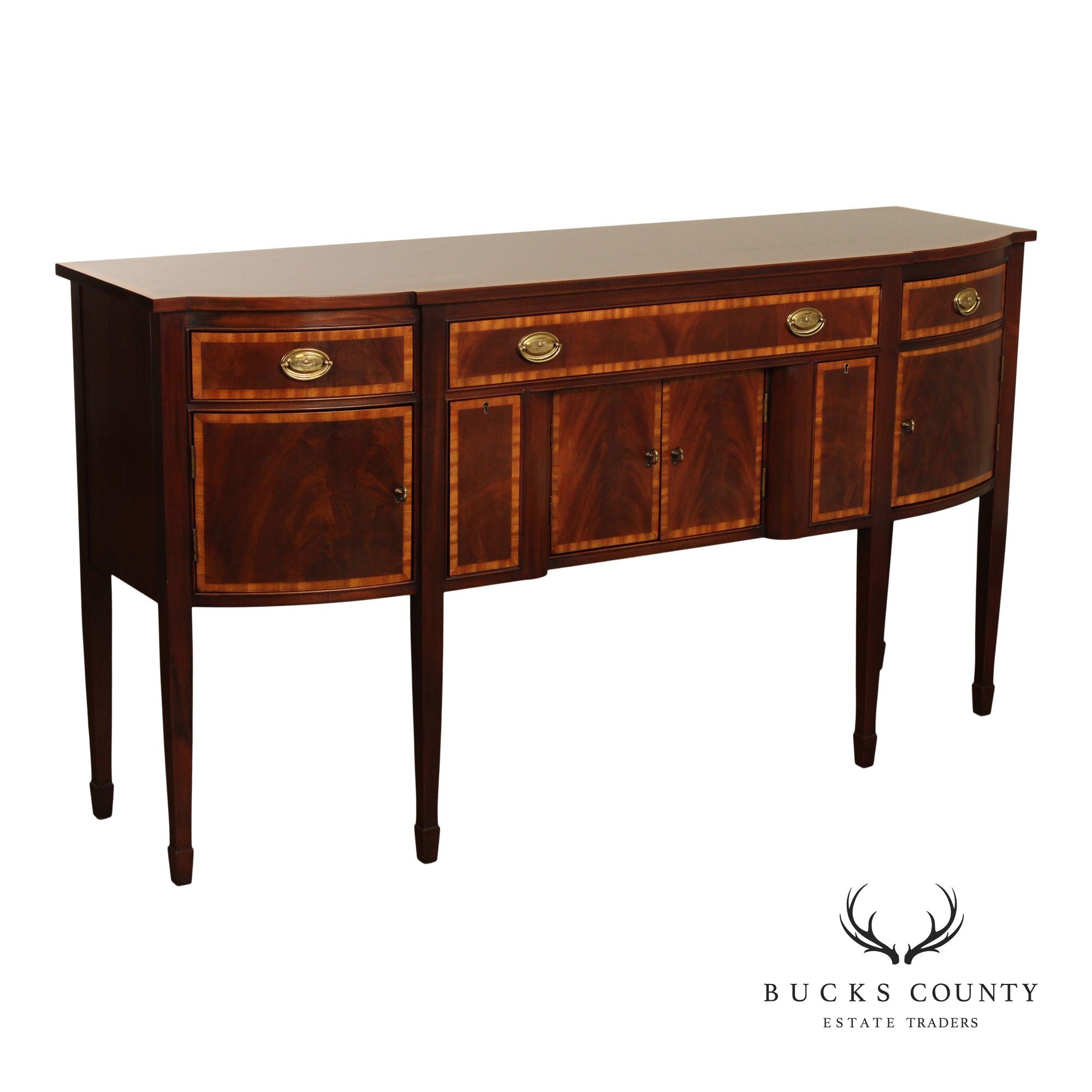 Ethan Allen Hepplewhite Style Mahogany Sideboard