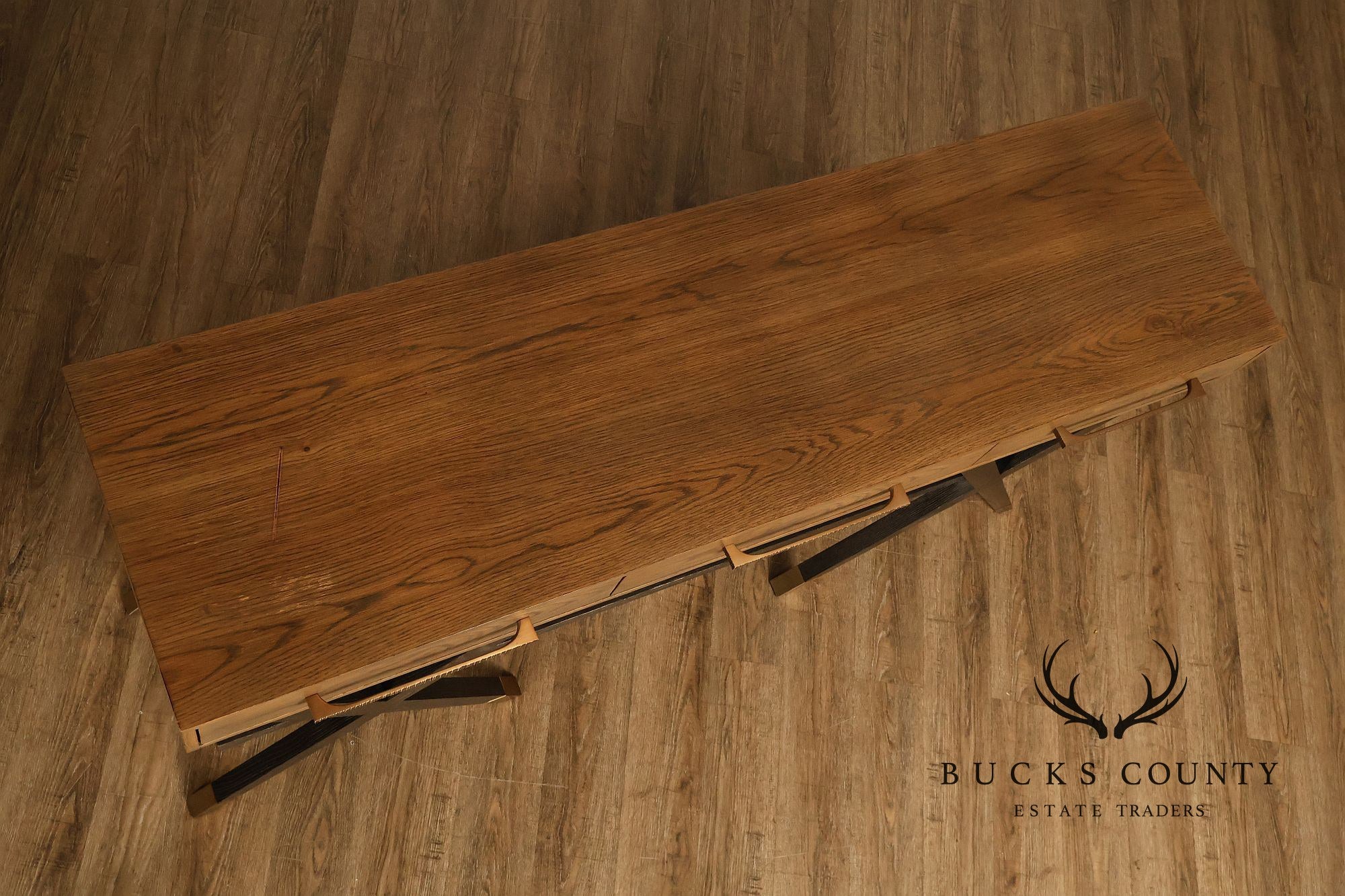 Hickory White Modern Console Table