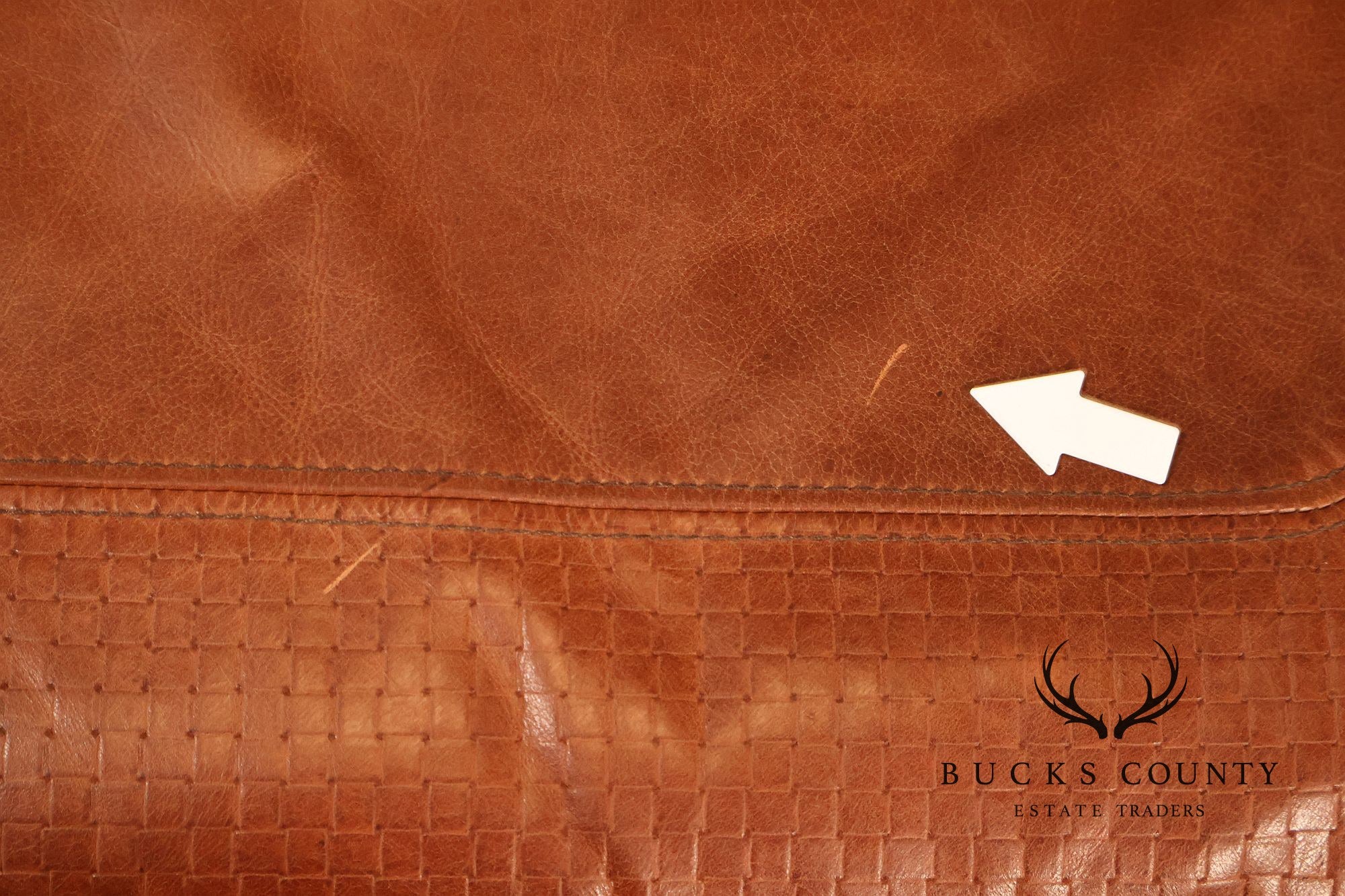 Stickley Santa Fe Leather Chair And Ottoman