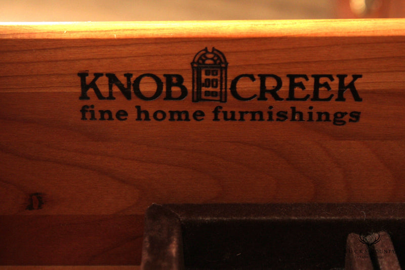 Knob Creek Chippendale Style Solid Cherry Long Dresser