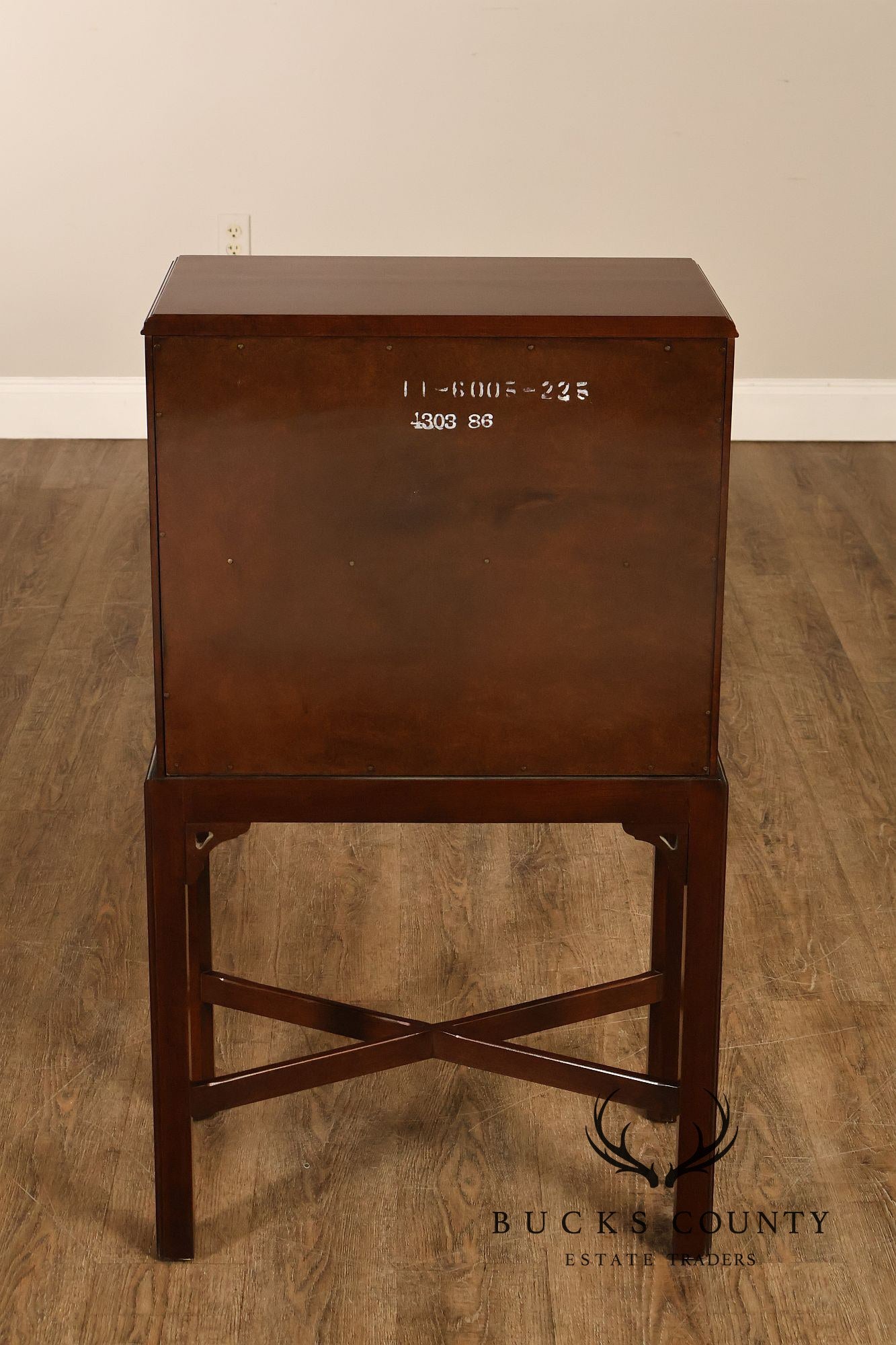 Ethan Allen 'Georgian Court' Cherry Silver Chest