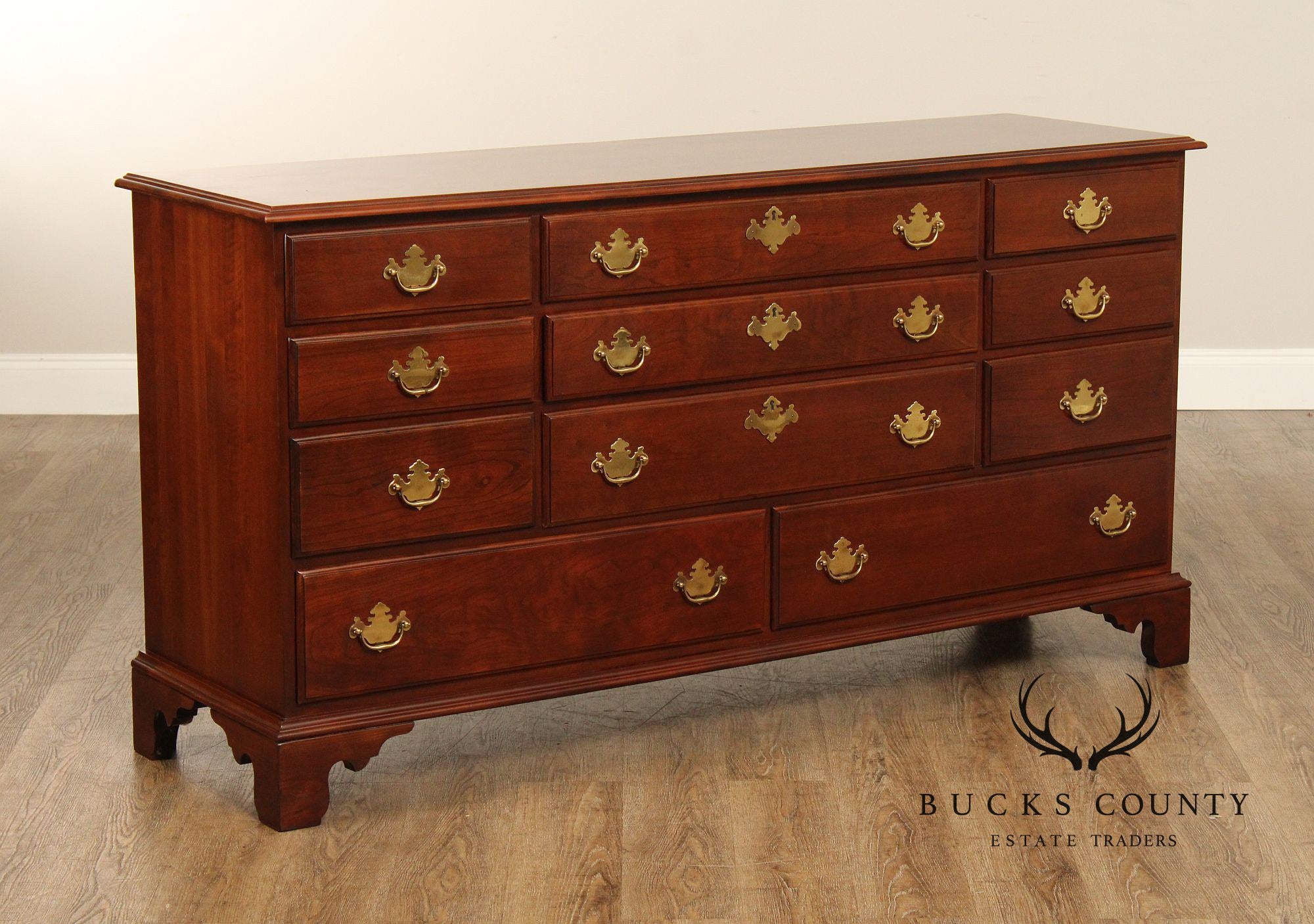 Harden Chippendale Style Cherry Chest of Drawers