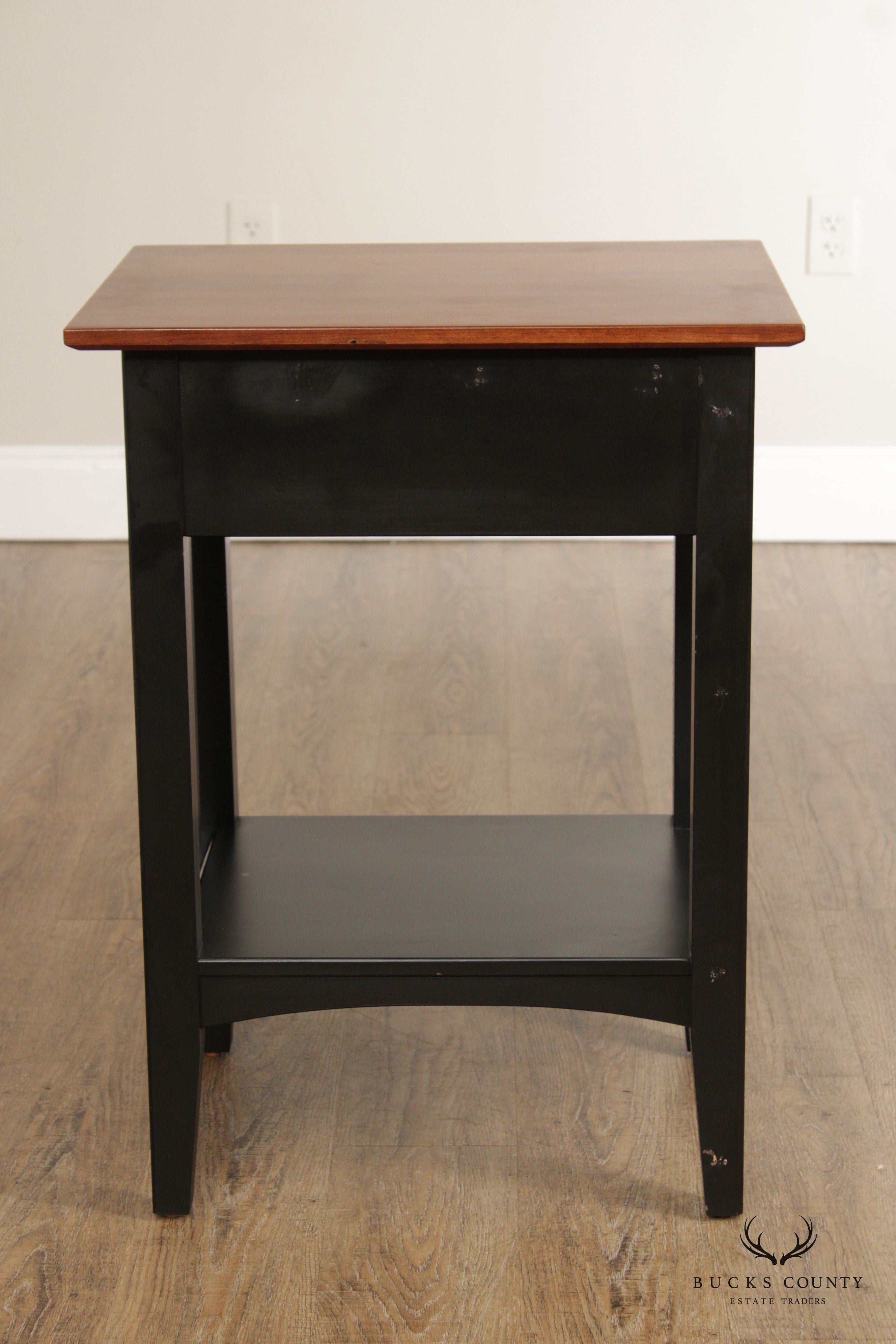 Ethan Allen 'American Impressions' Ebonized Cherry Nightstand