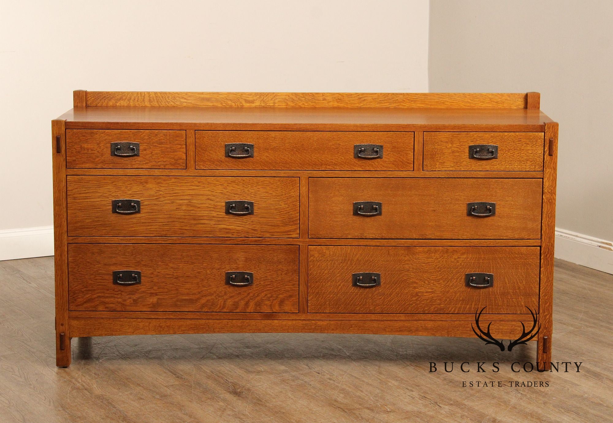 Stickley Mission Collection Oak Triple Dresser